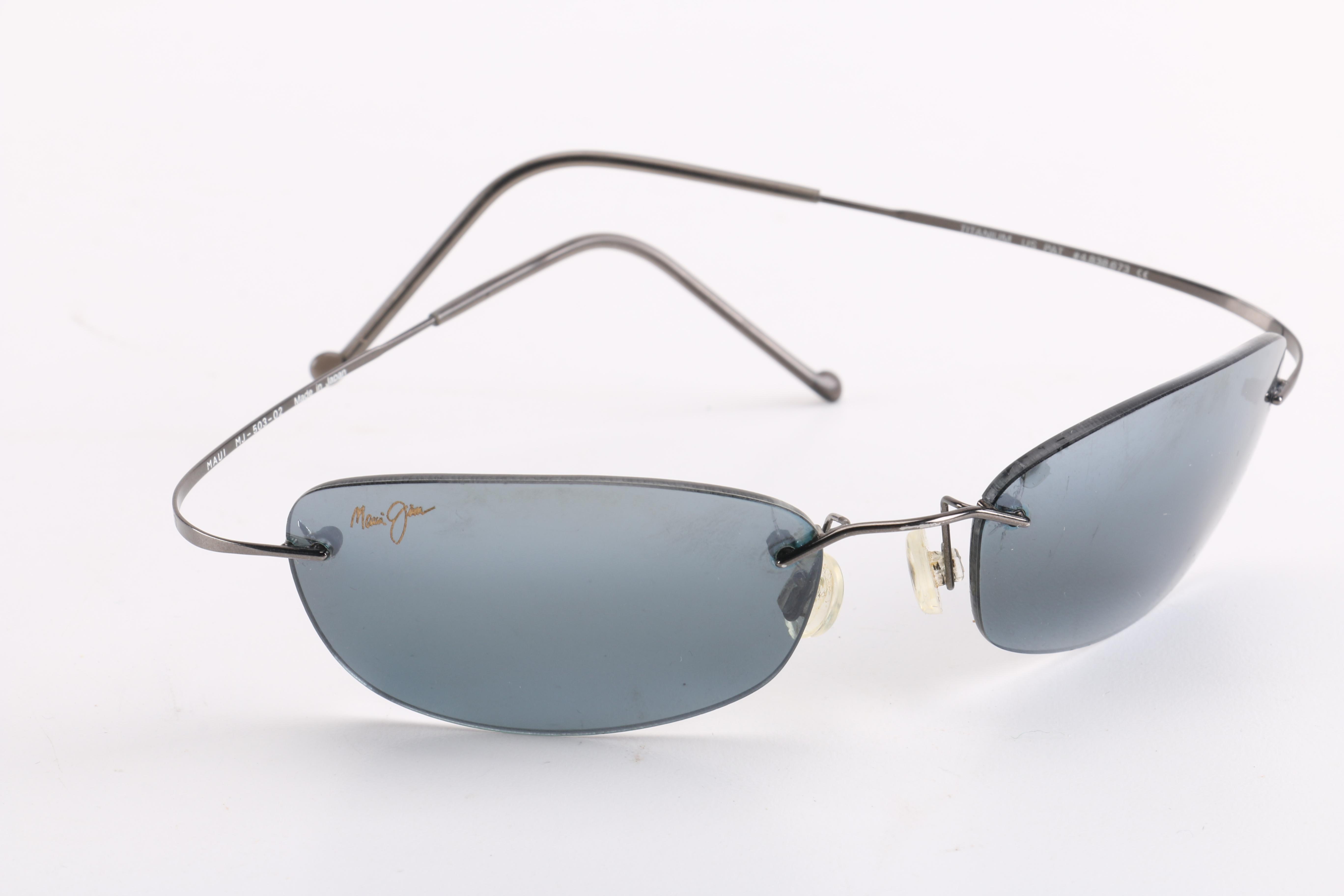 Collection of Sunglasses Including Maui Jim and Optical Affairs