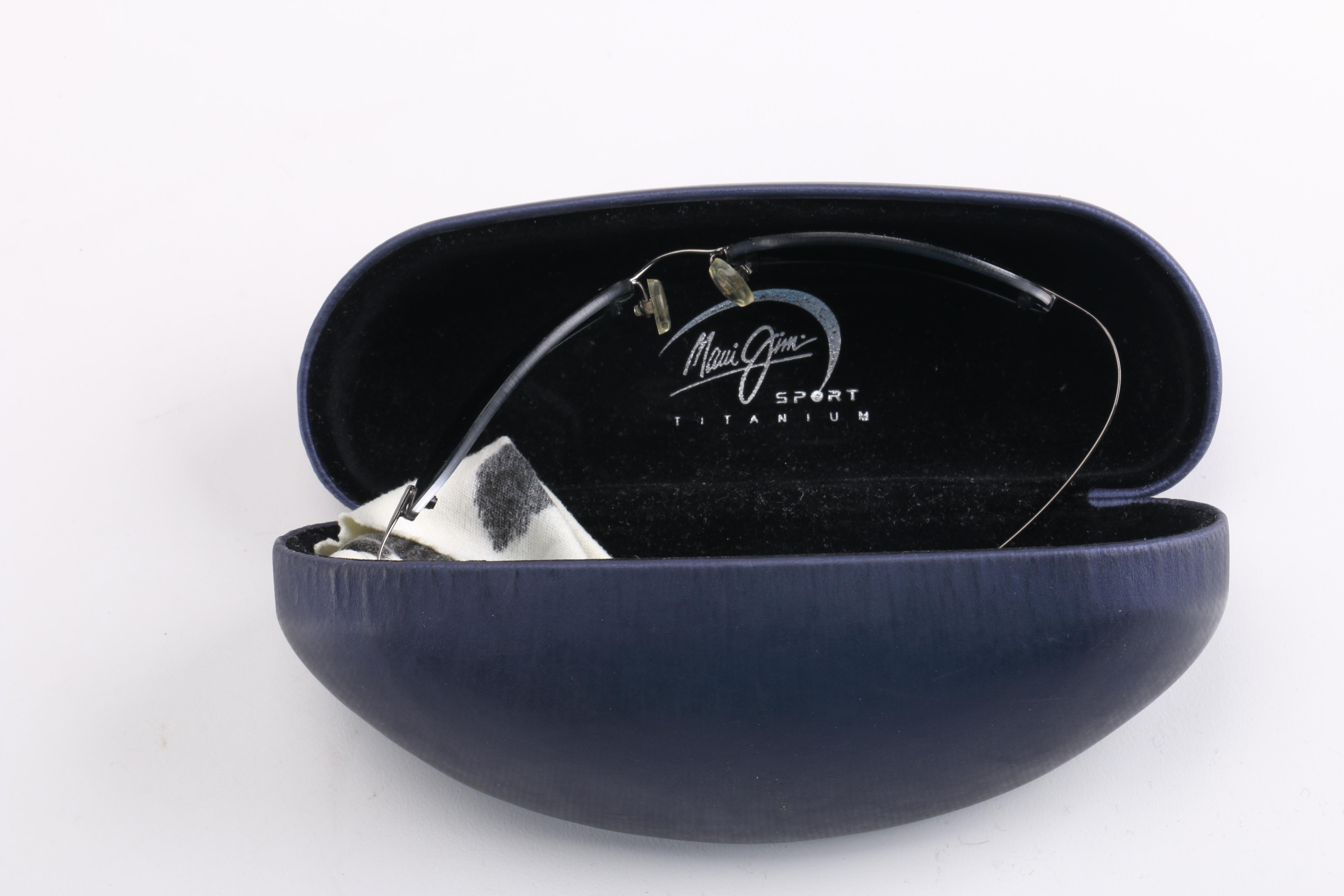 Collection of Sunglasses Including Maui Jim and Optical Affairs