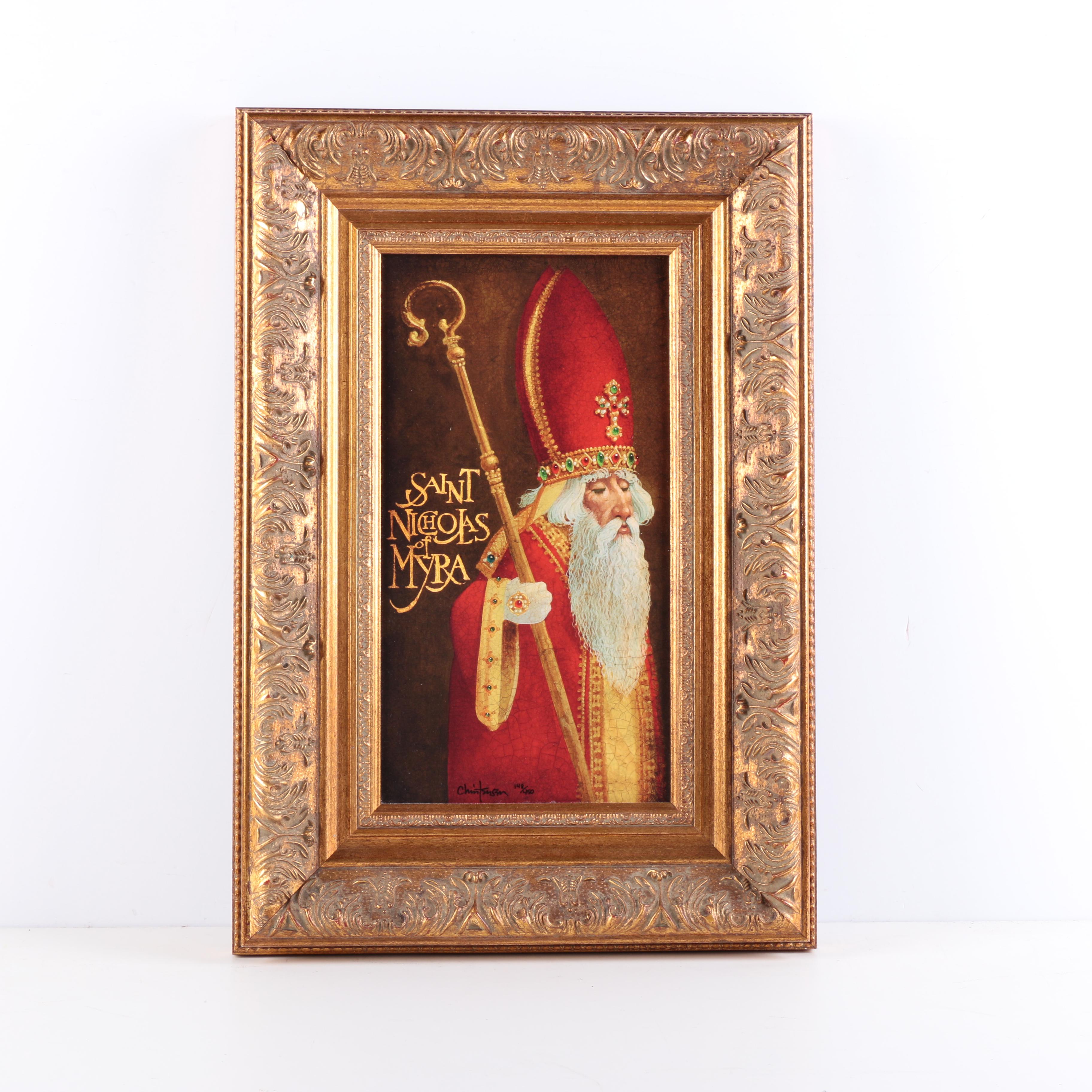 James C. Christensen Limited Edition Giclee "Saint Nicholas of Myra"