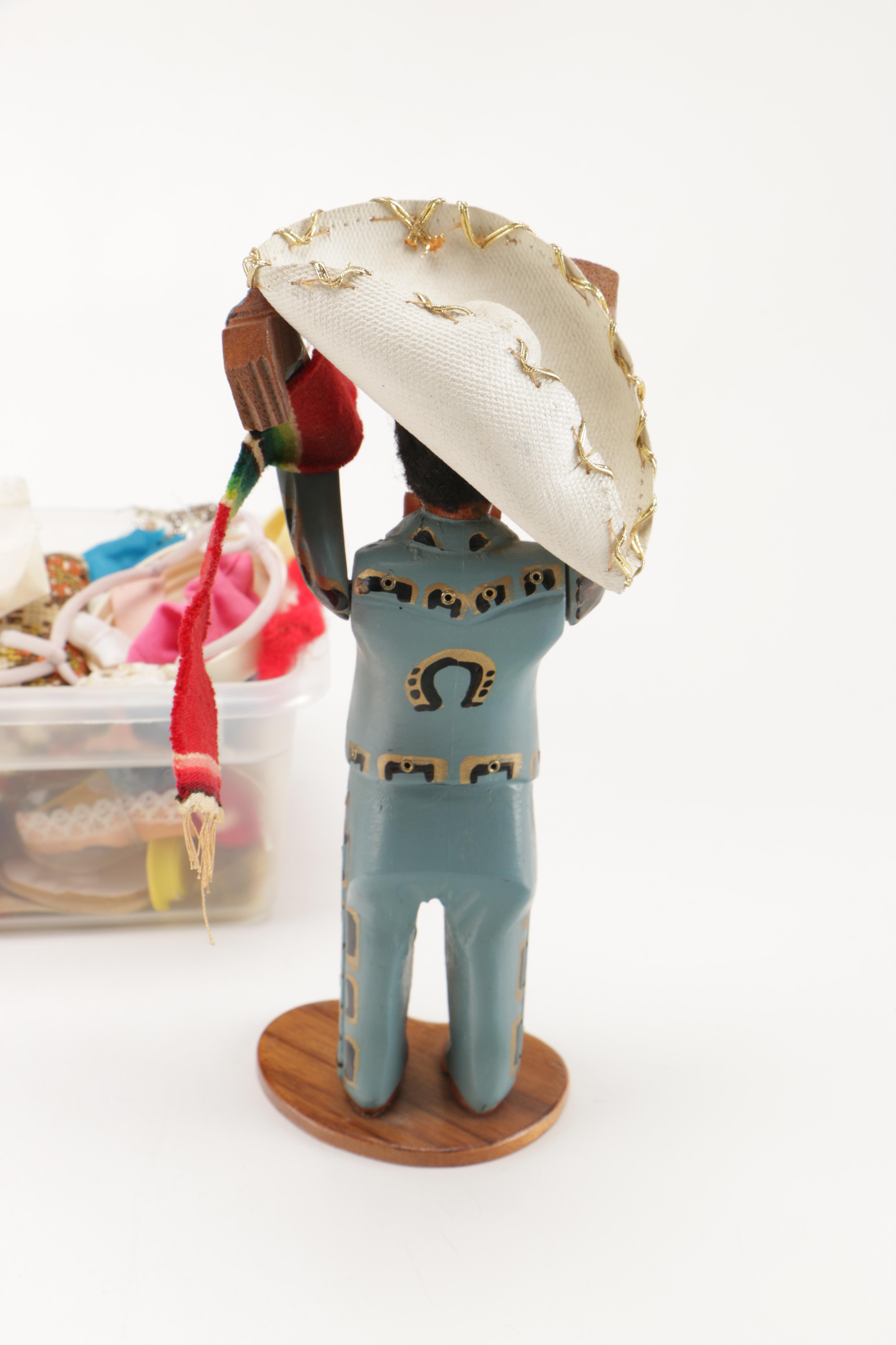 Vintage Dolls With Accessories Including 1967 Tiny Thumbelina