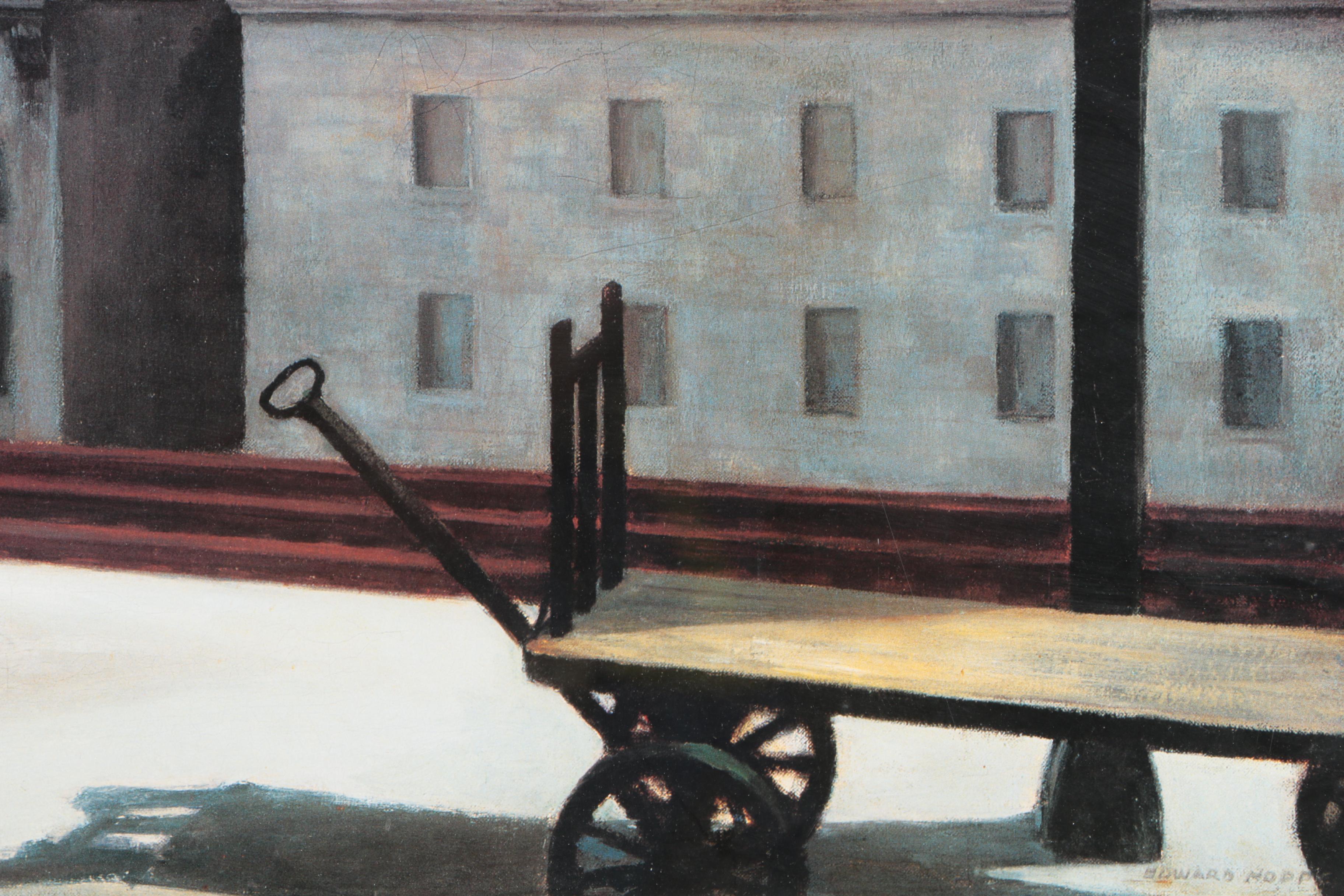 Offset Lithograph Poster After Edward Hopper's "Dawn in Pennsylvania"