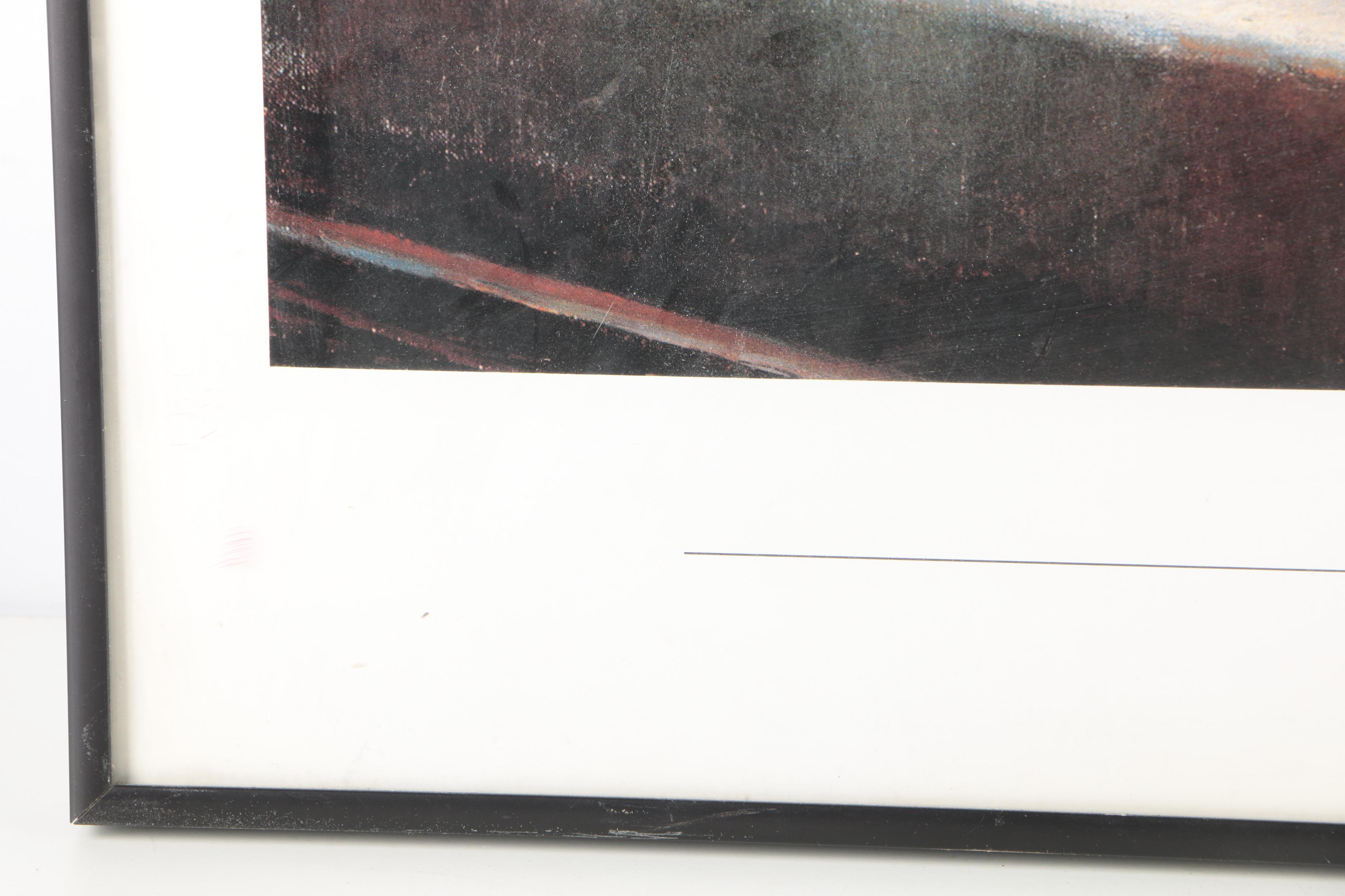 Offset Lithograph Poster After Edward Hopper's "Dawn in Pennsylvania"