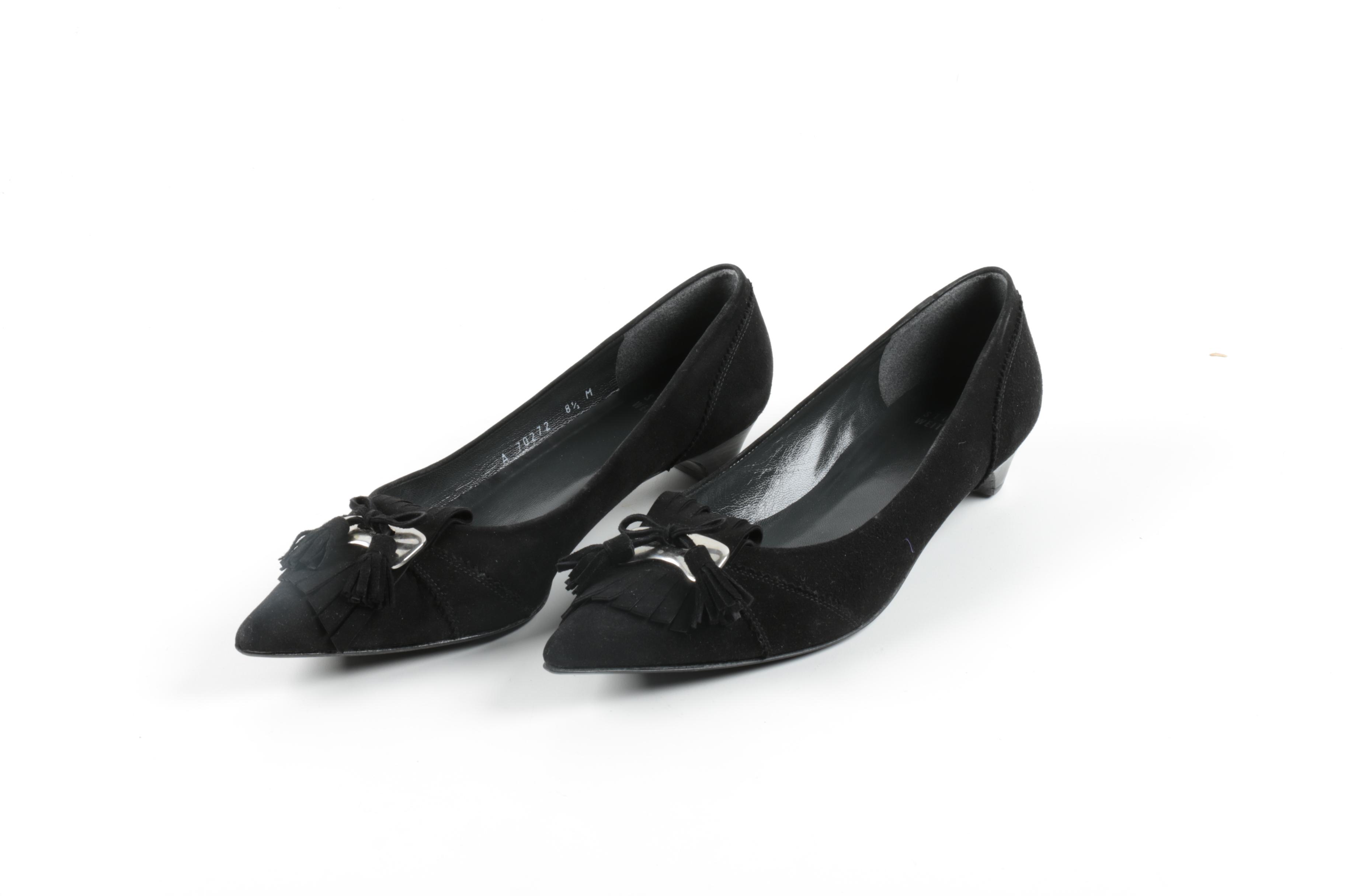 Coach and Stuart Weitzman Black Heels