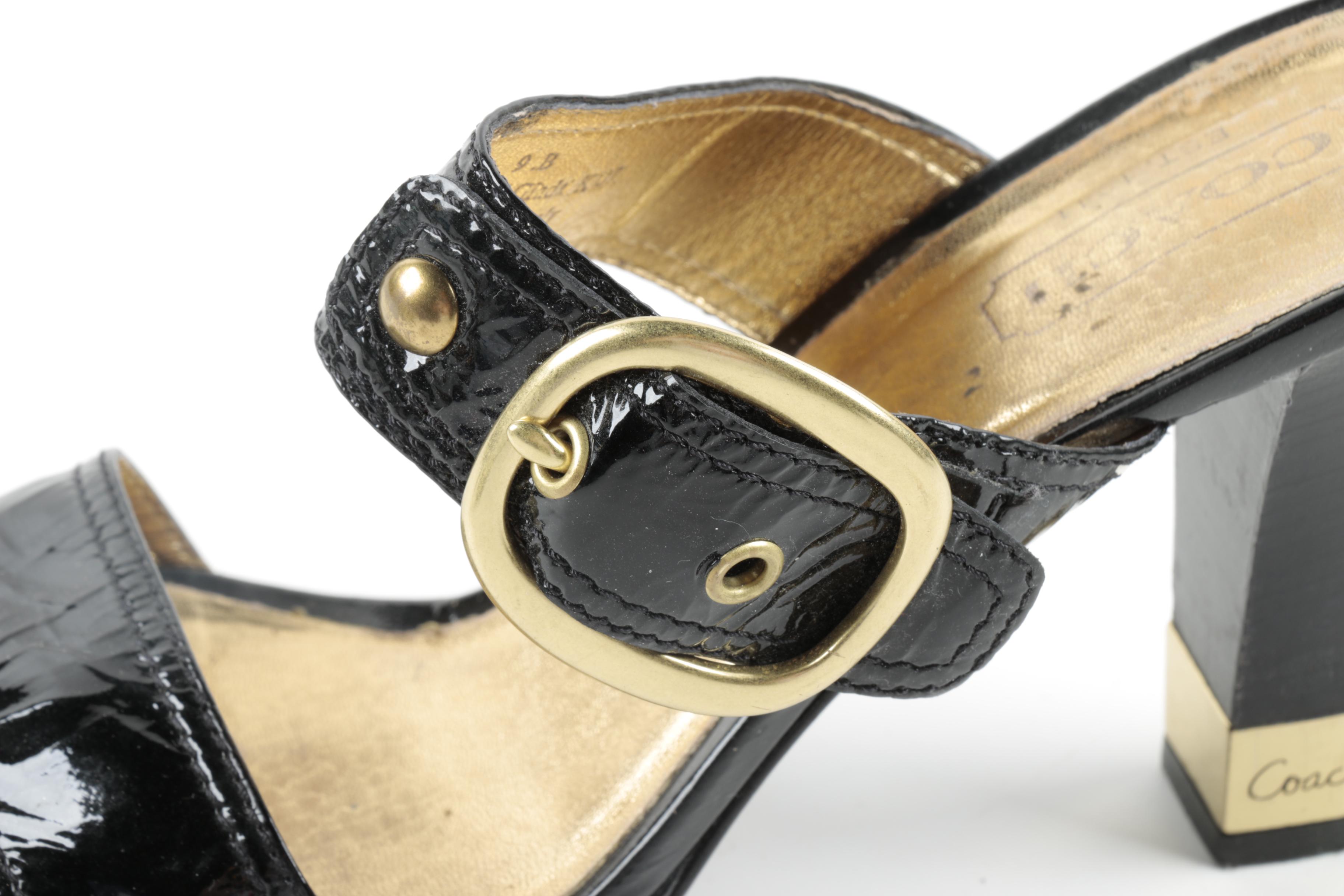 Coach and Stuart Weitzman Black Heels