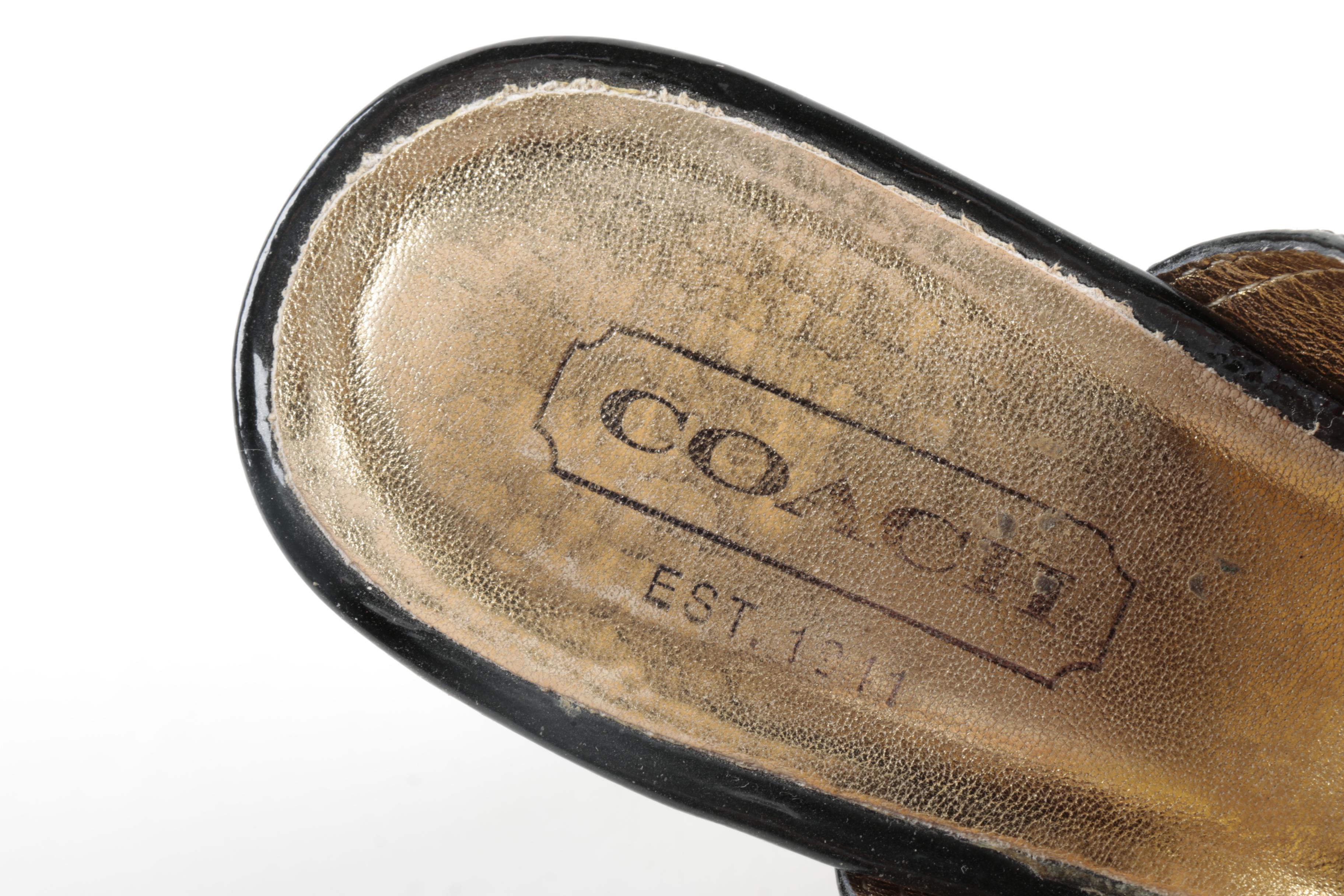 Coach and Stuart Weitzman Black Heels