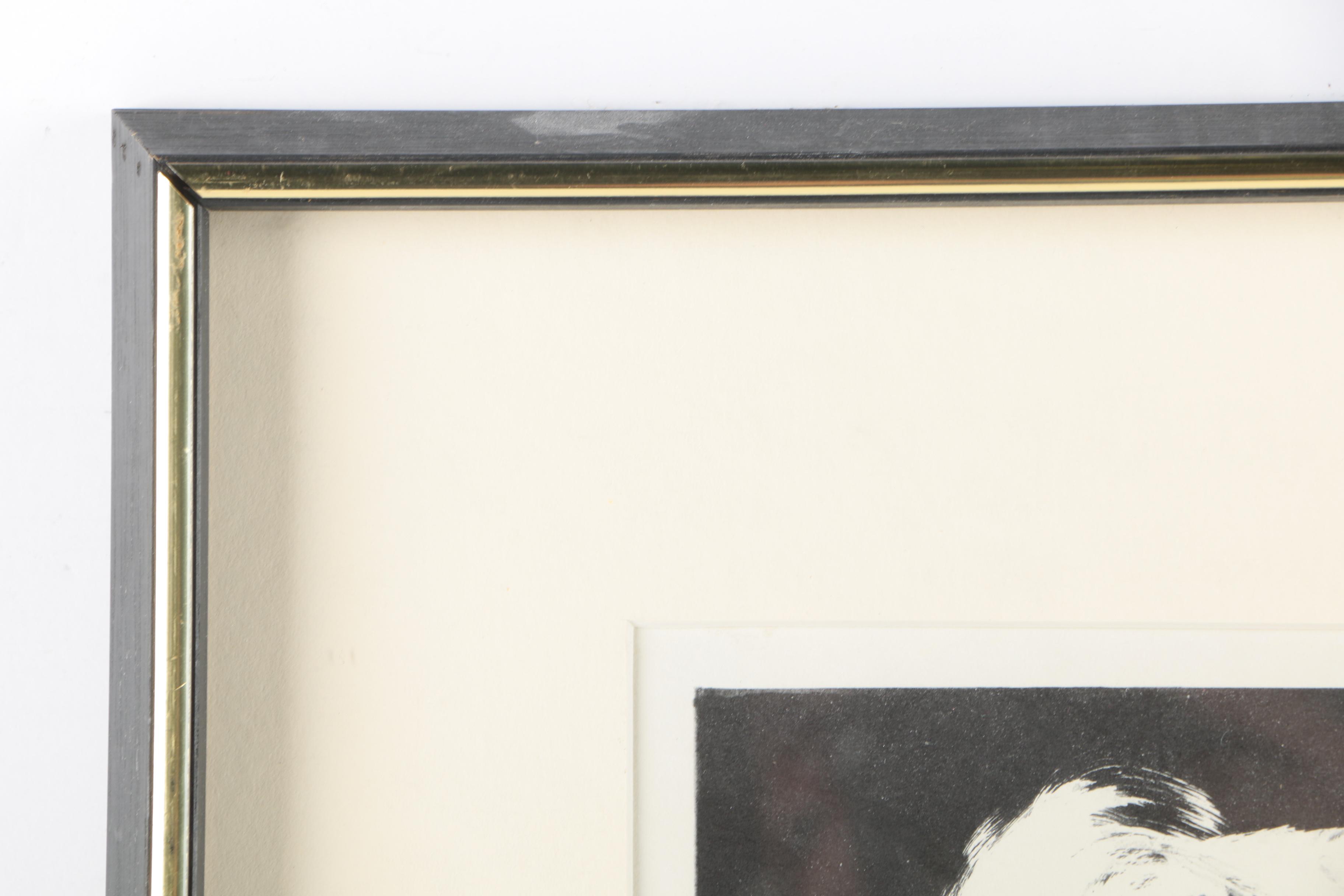 Lanse Limited Edition Lithograph on Paper of Marilyn Monroe