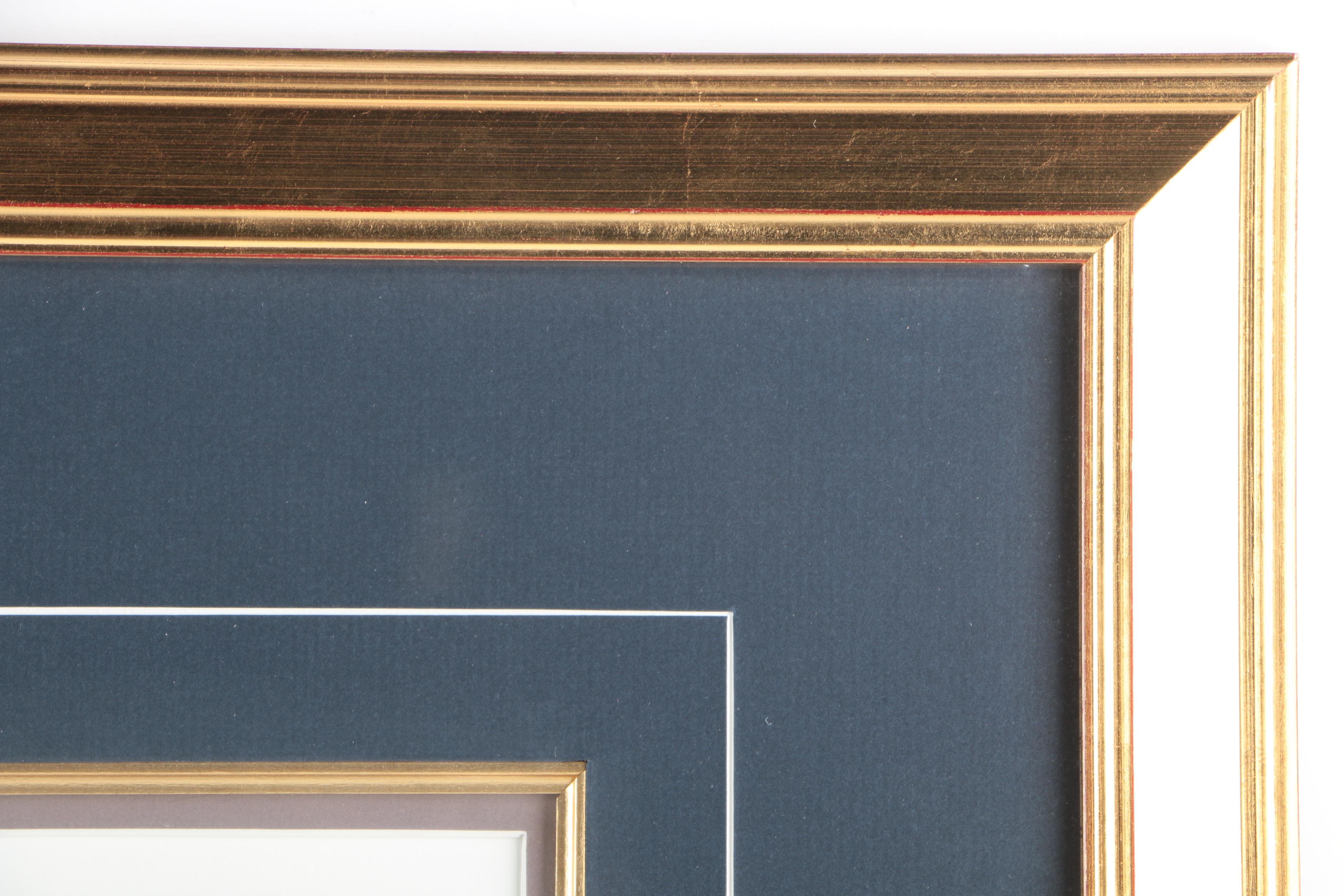 Stephen Lyman Limited Edition Offset Lithograph "Moonlit Flight on Christmas Night"