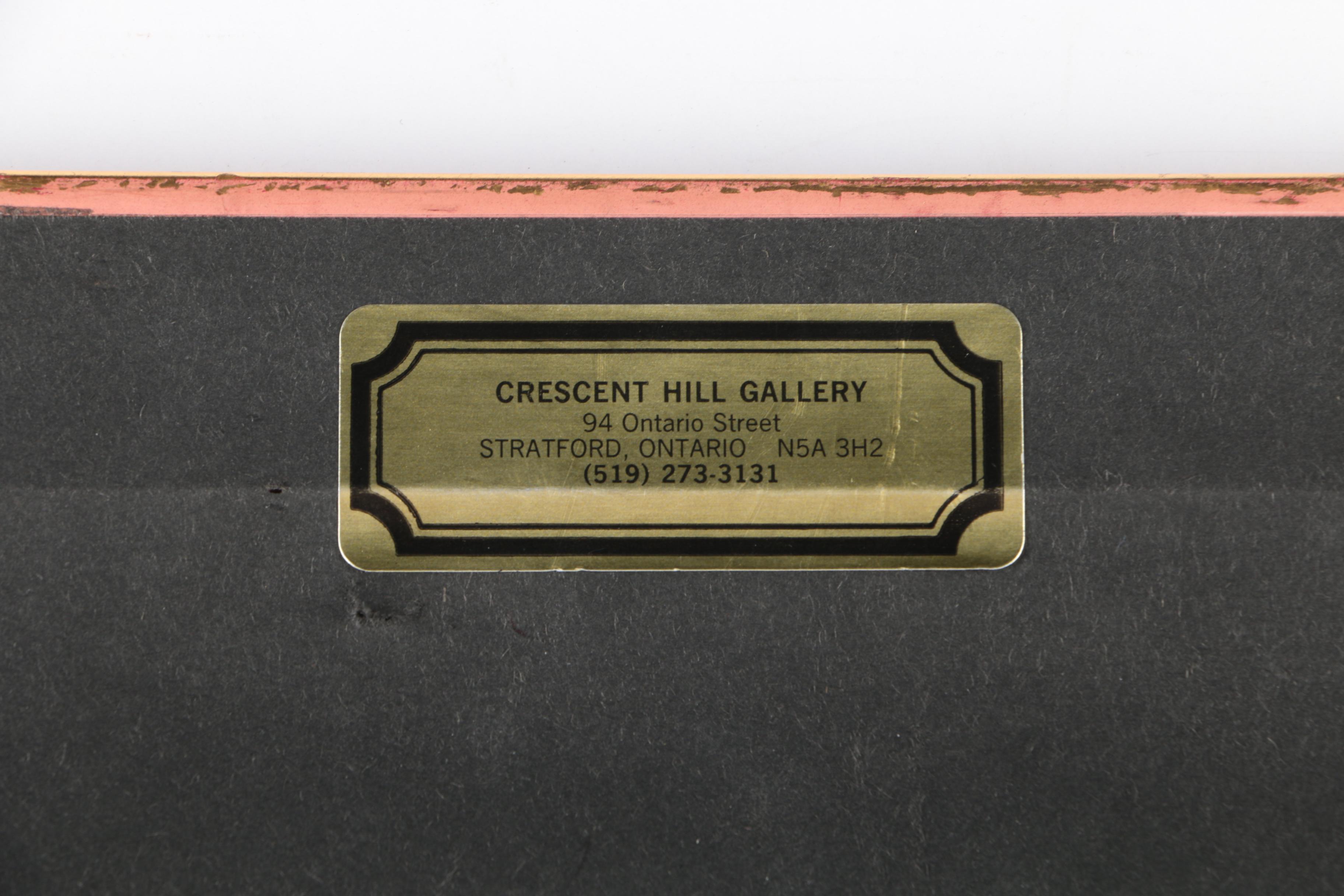 Stephen Lyman Limited Edition Offset Lithograph "Moonlit Flight on Christmas Night"