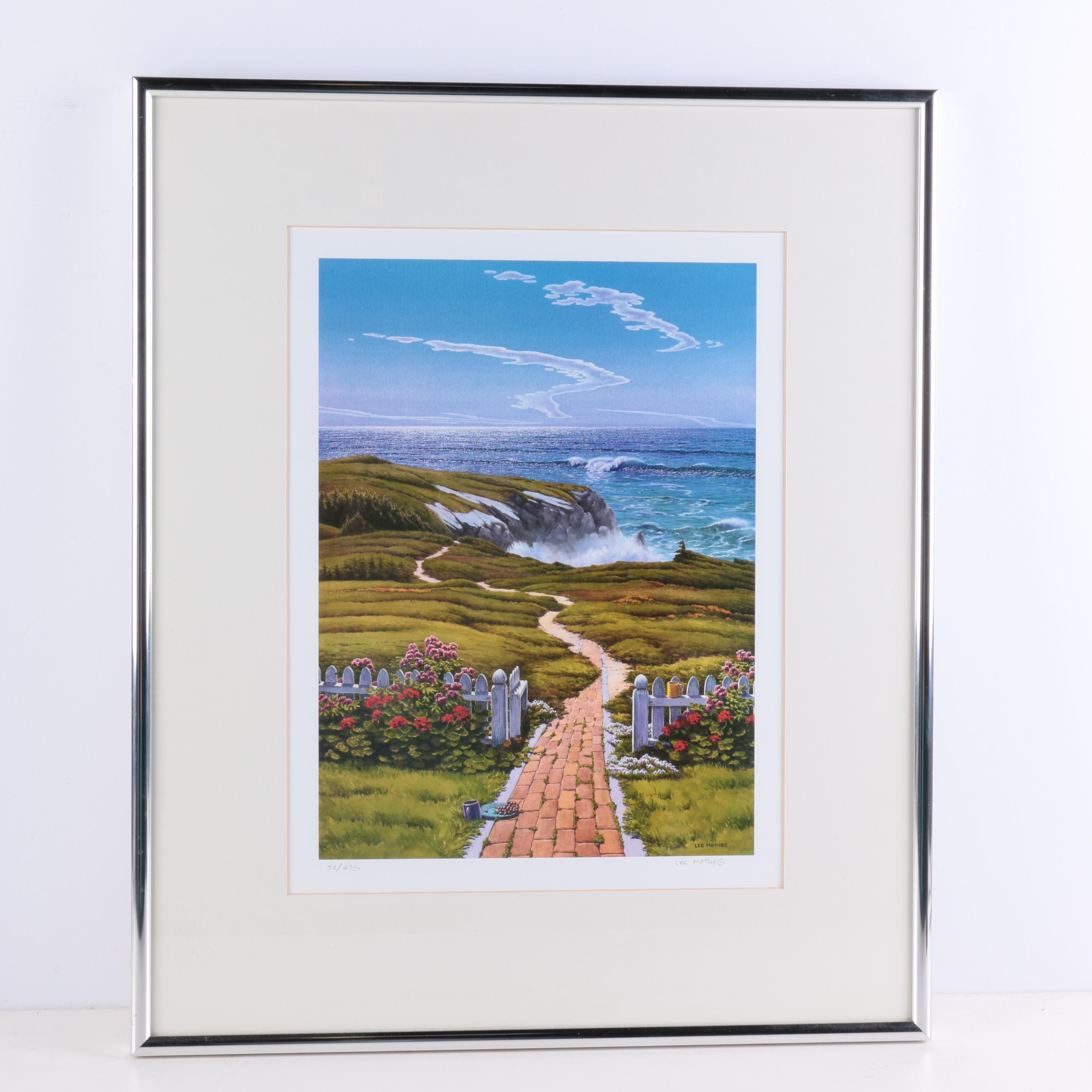 Lee Mothes Limited Edition Offset Lithograph on Paper "Deep Water Waves"