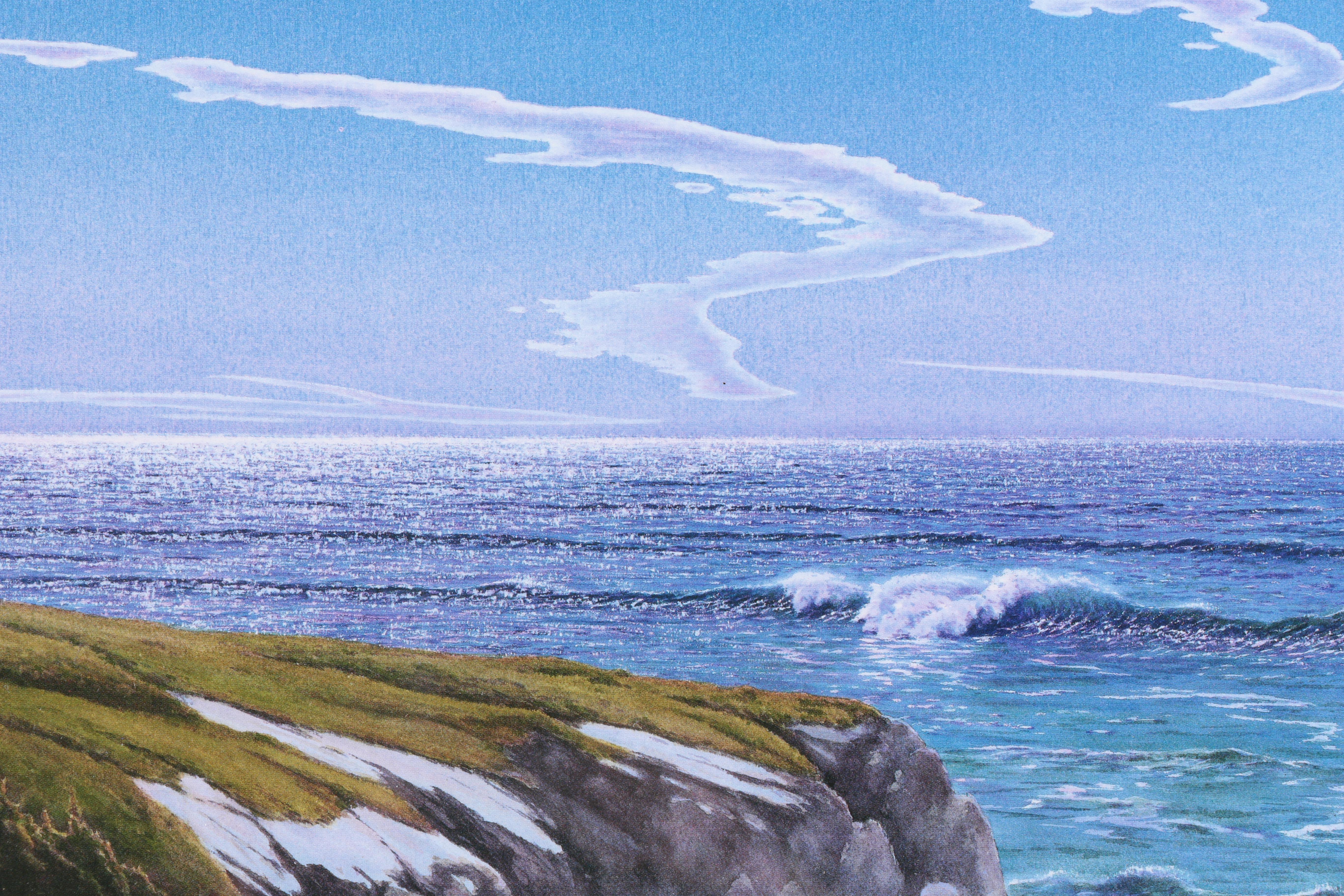 Lee Mothes Limited Edition Offset Lithograph on Paper "Deep Water Waves"