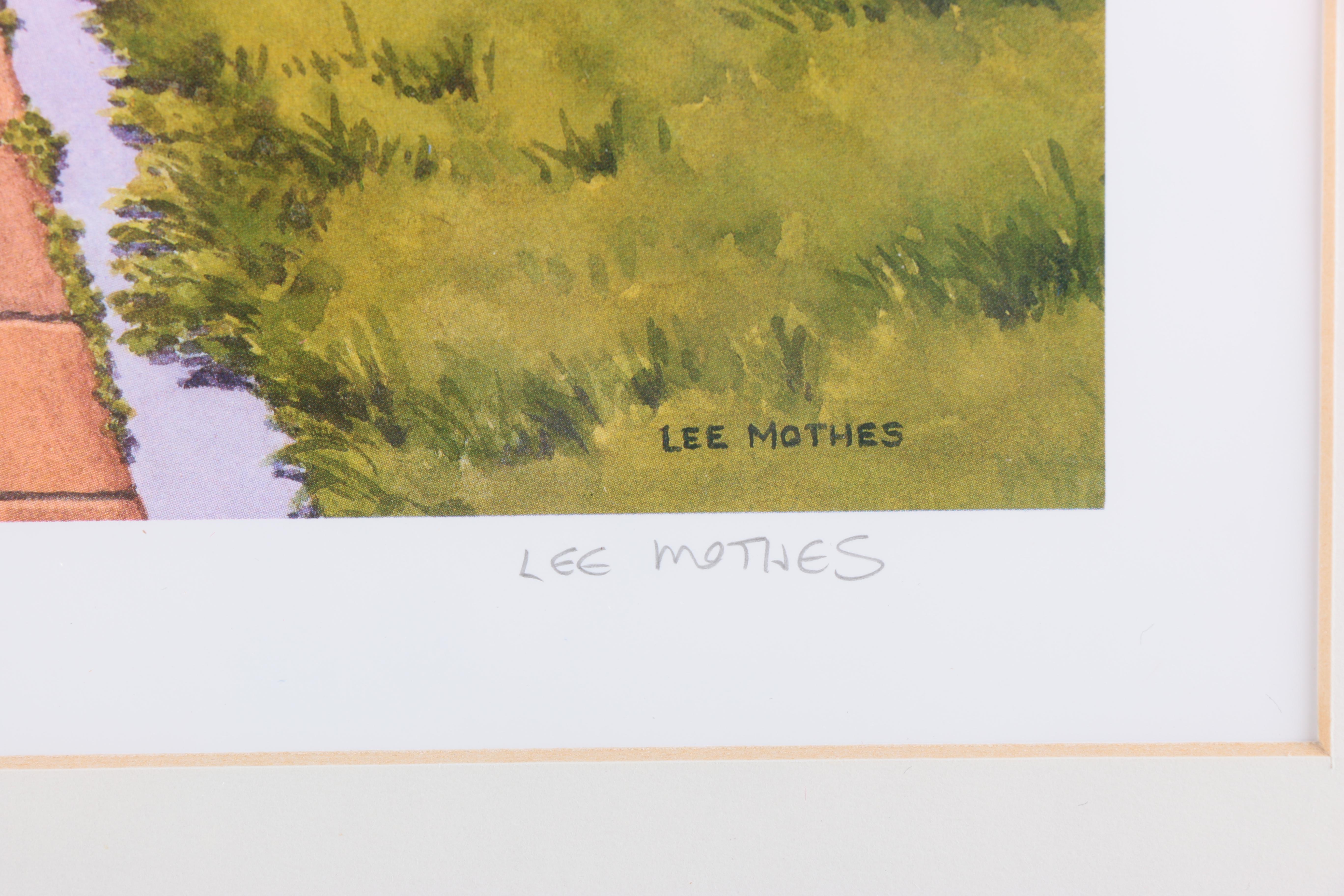 Lee Mothes Limited Edition Offset Lithograph on Paper "Deep Water Waves"