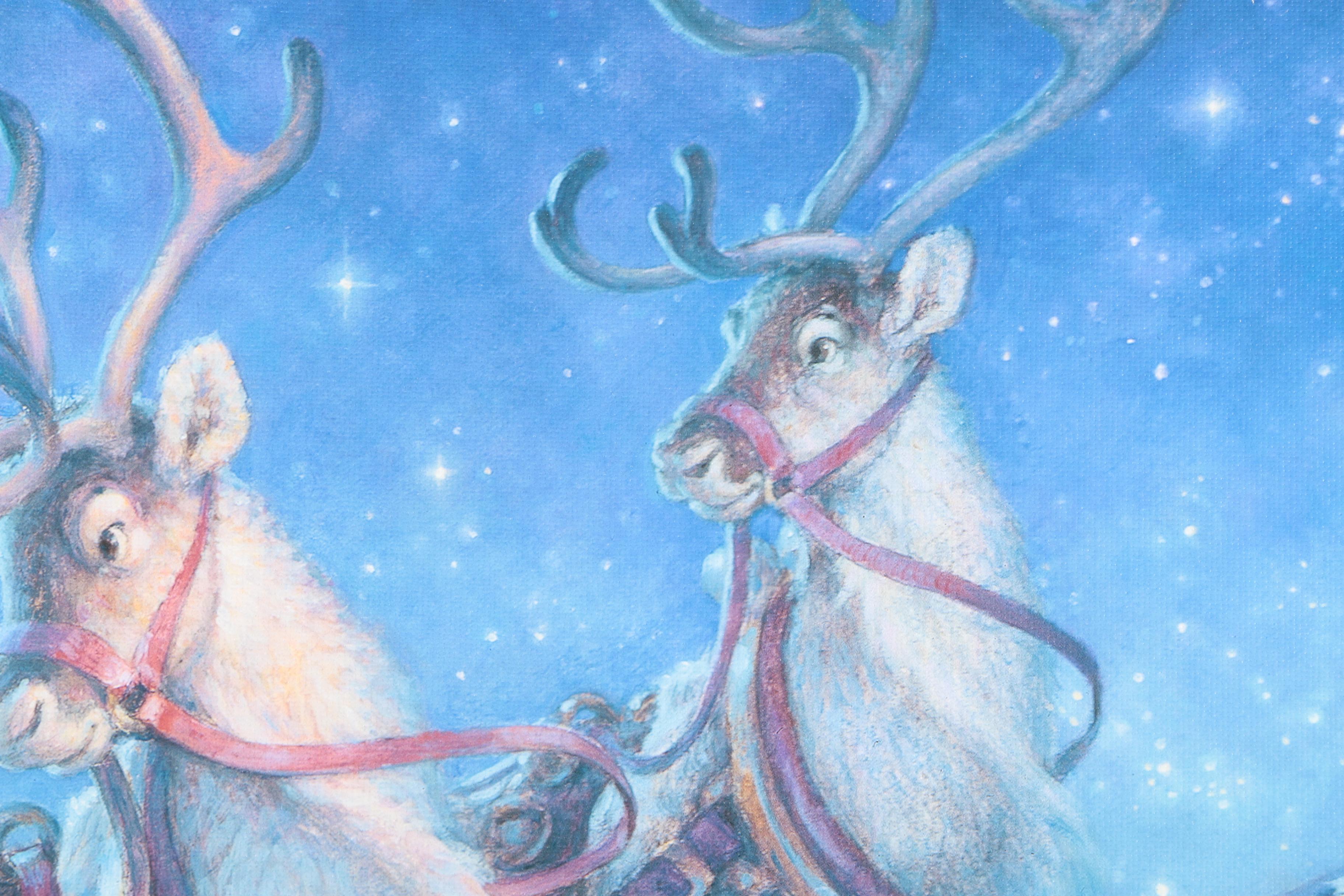 Limited Edition Giclee on Canvas After Scott Gustafson "Up, Up, and Away!"