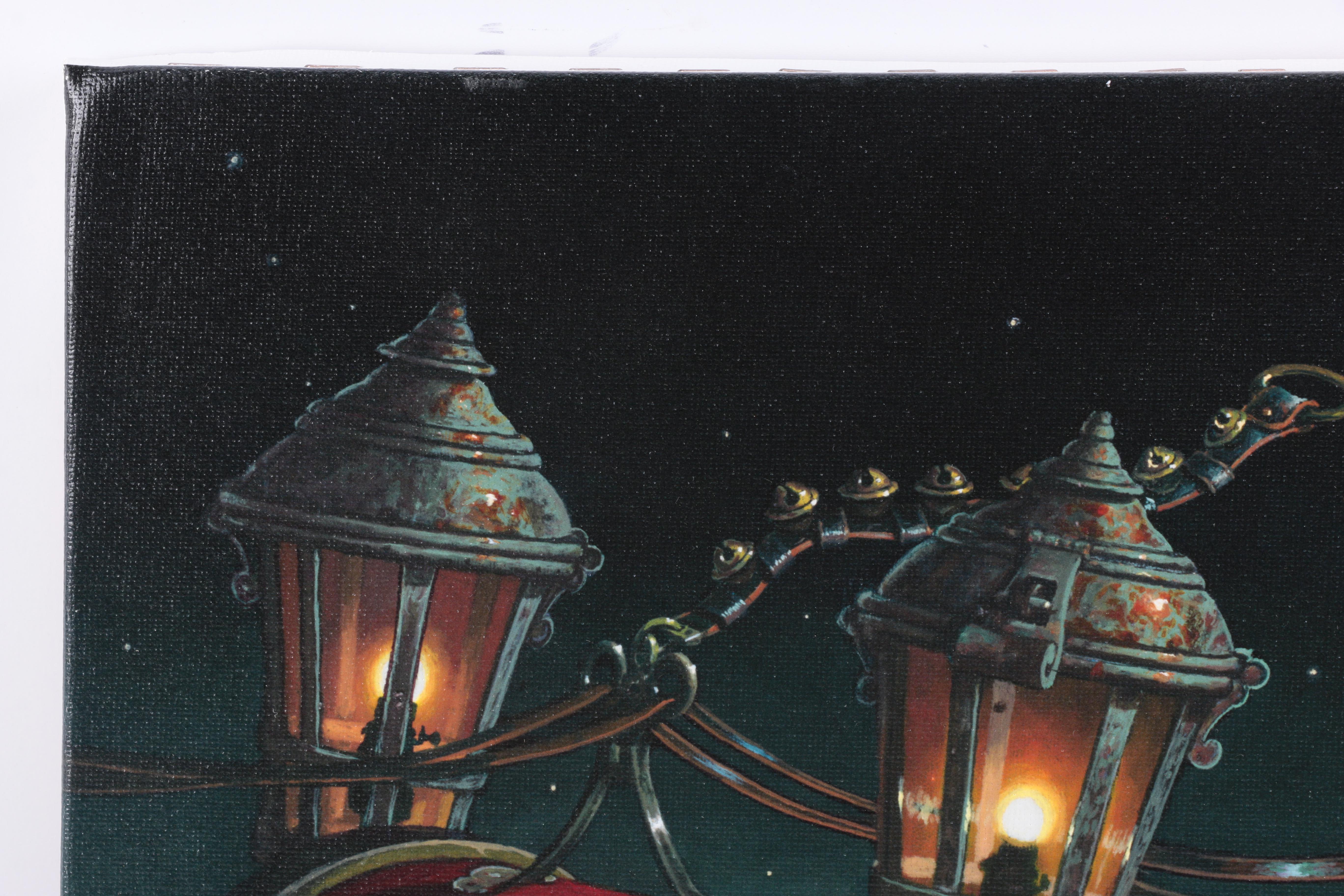 Dean Morrissey Giclees on Canvas "Father Christmas" and  "Father Christmas: The Sleigh Ride"