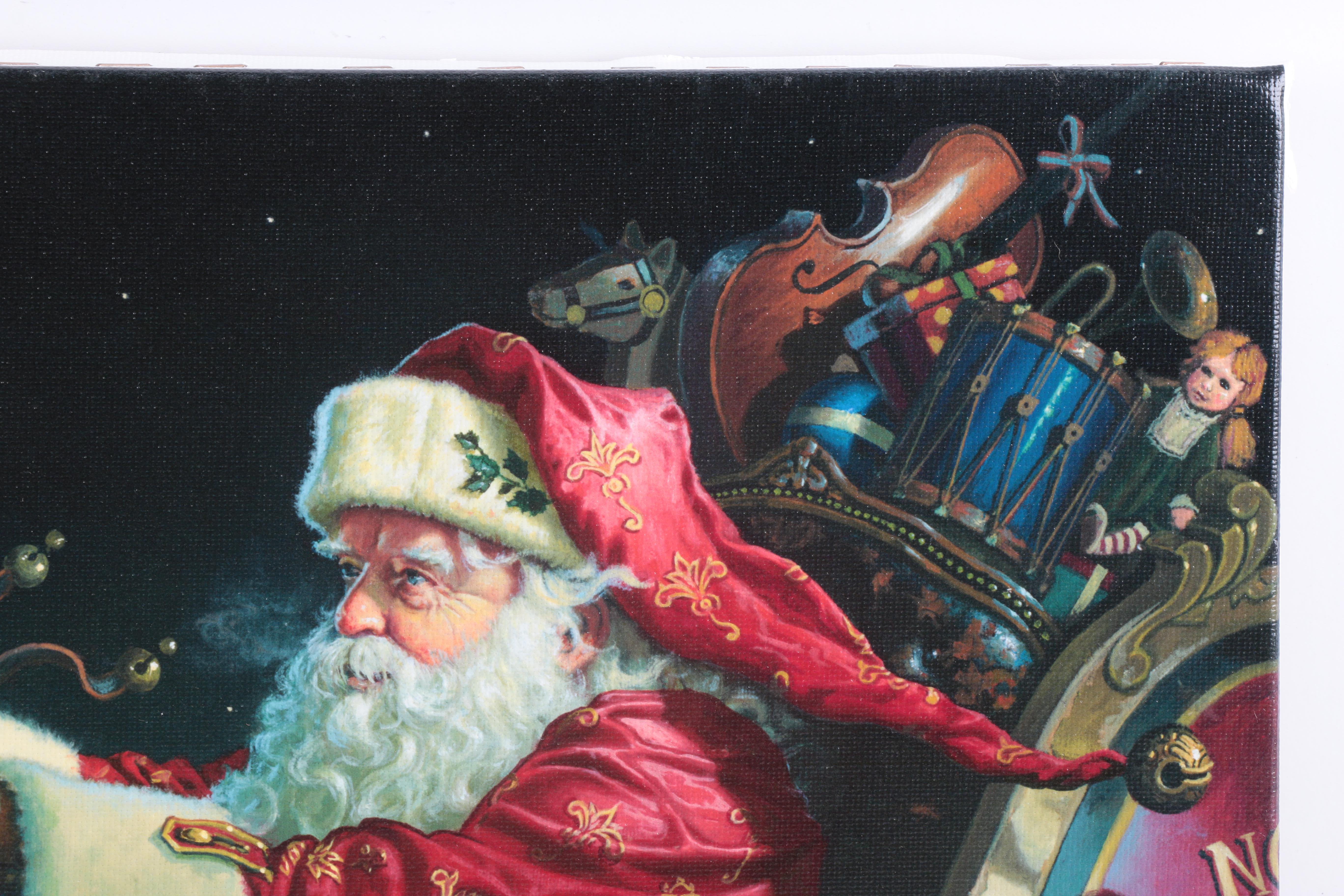 Dean Morrissey Giclees on Canvas "Father Christmas" and  "Father Christmas: The Sleigh Ride"