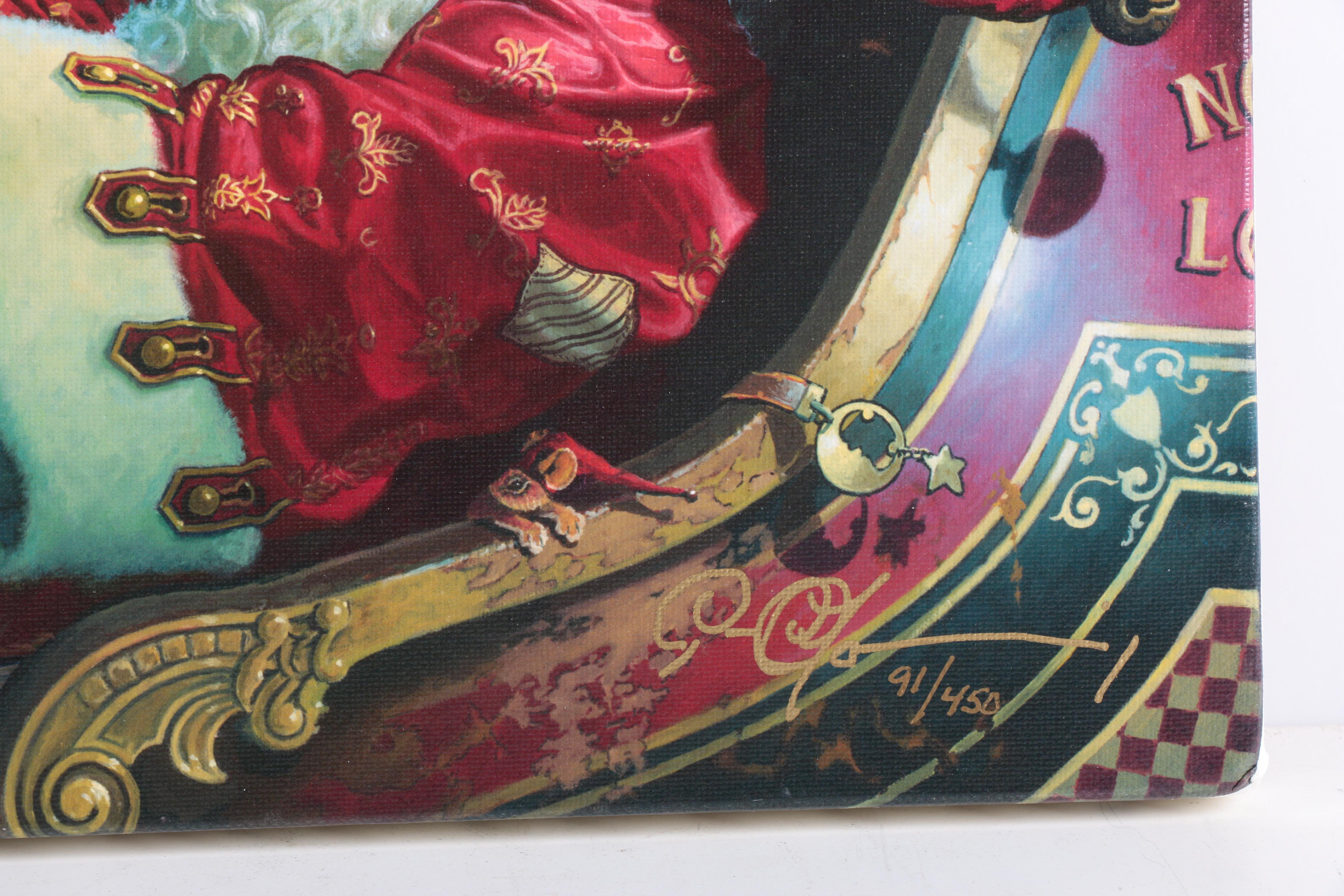 Dean Morrissey Giclees on Canvas "Father Christmas" and  "Father Christmas: The Sleigh Ride"