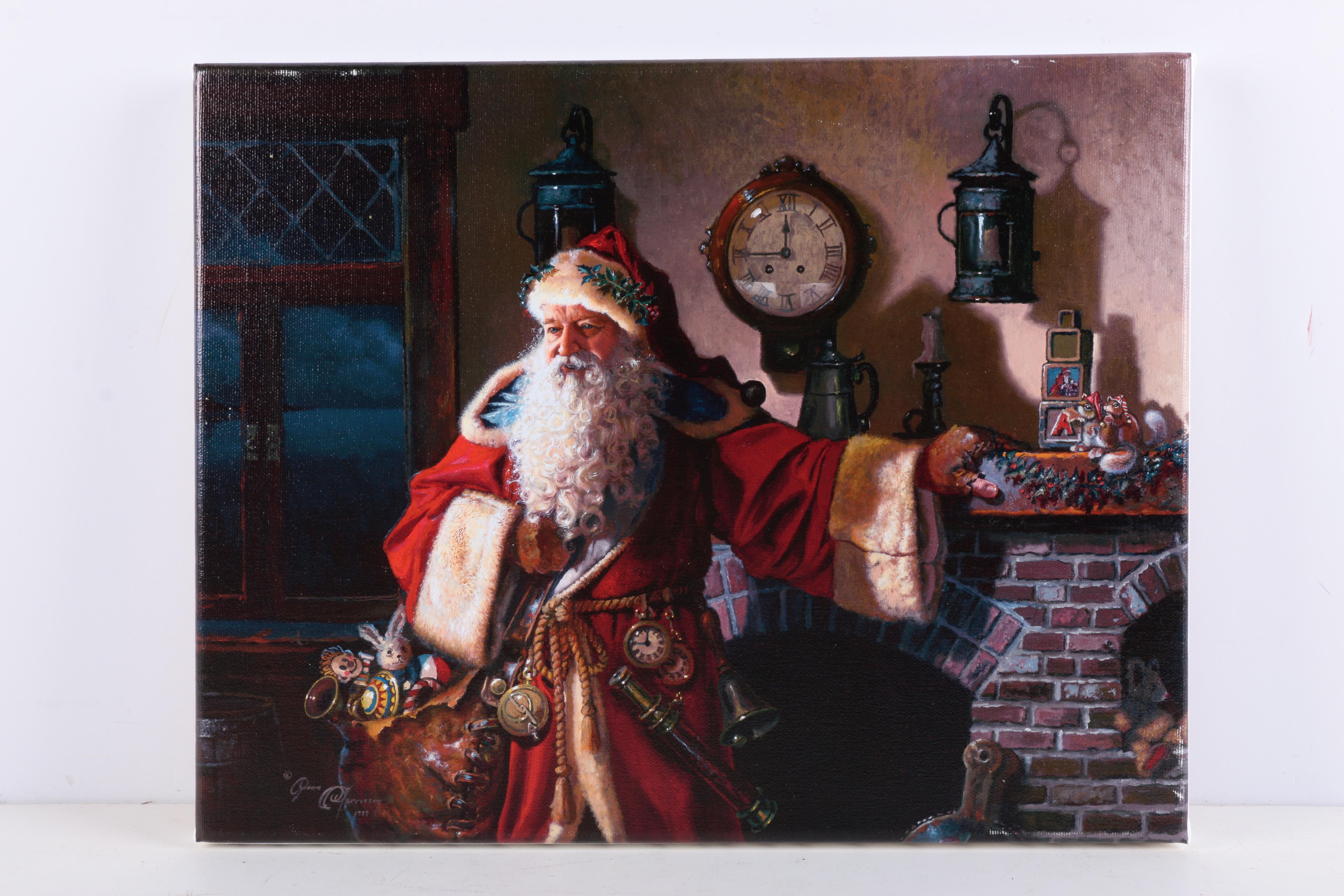 Dean Morrissey Giclees on Canvas "Father Christmas" and  "Father Christmas: The Sleigh Ride"