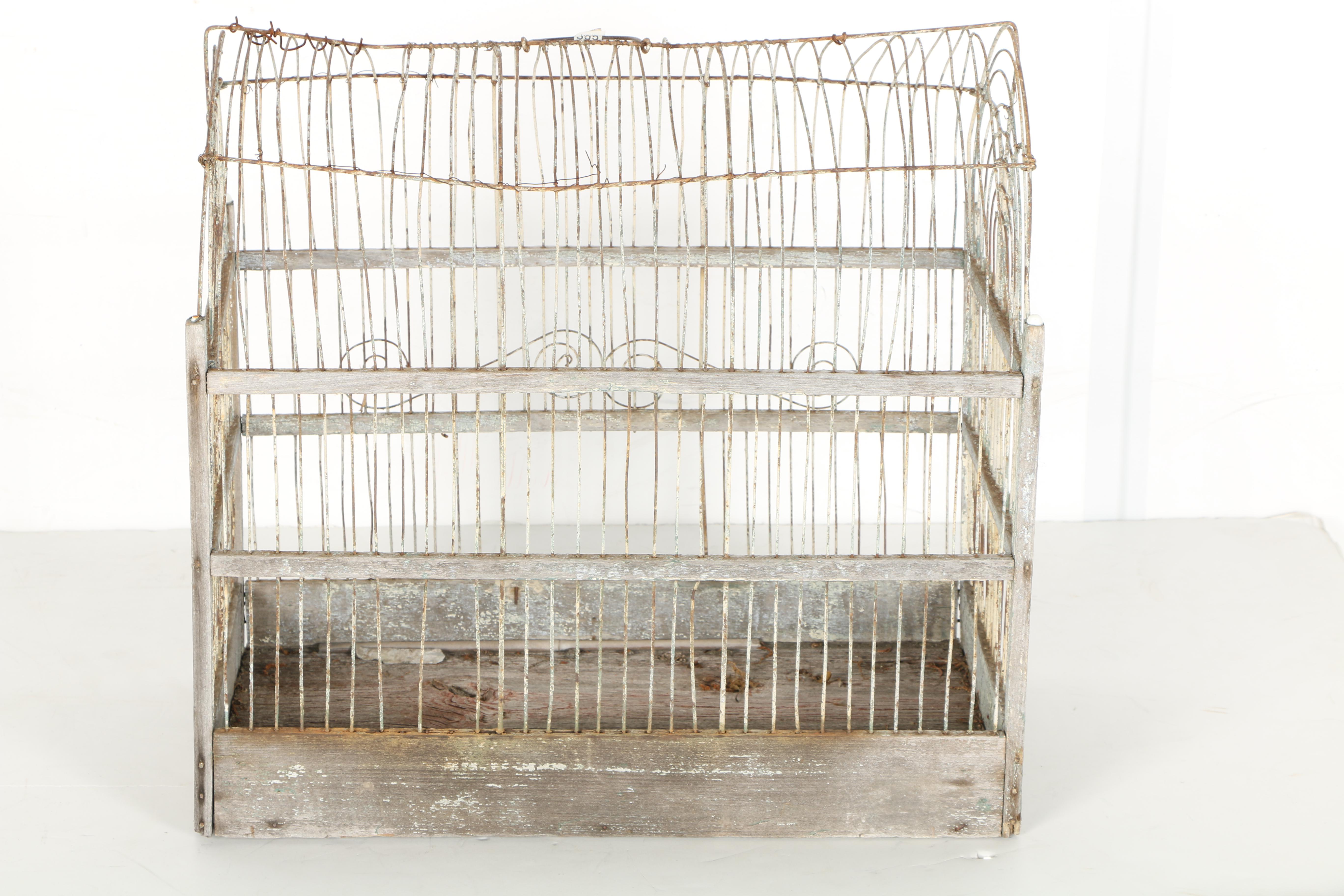Vintage Metal Bird Cage
