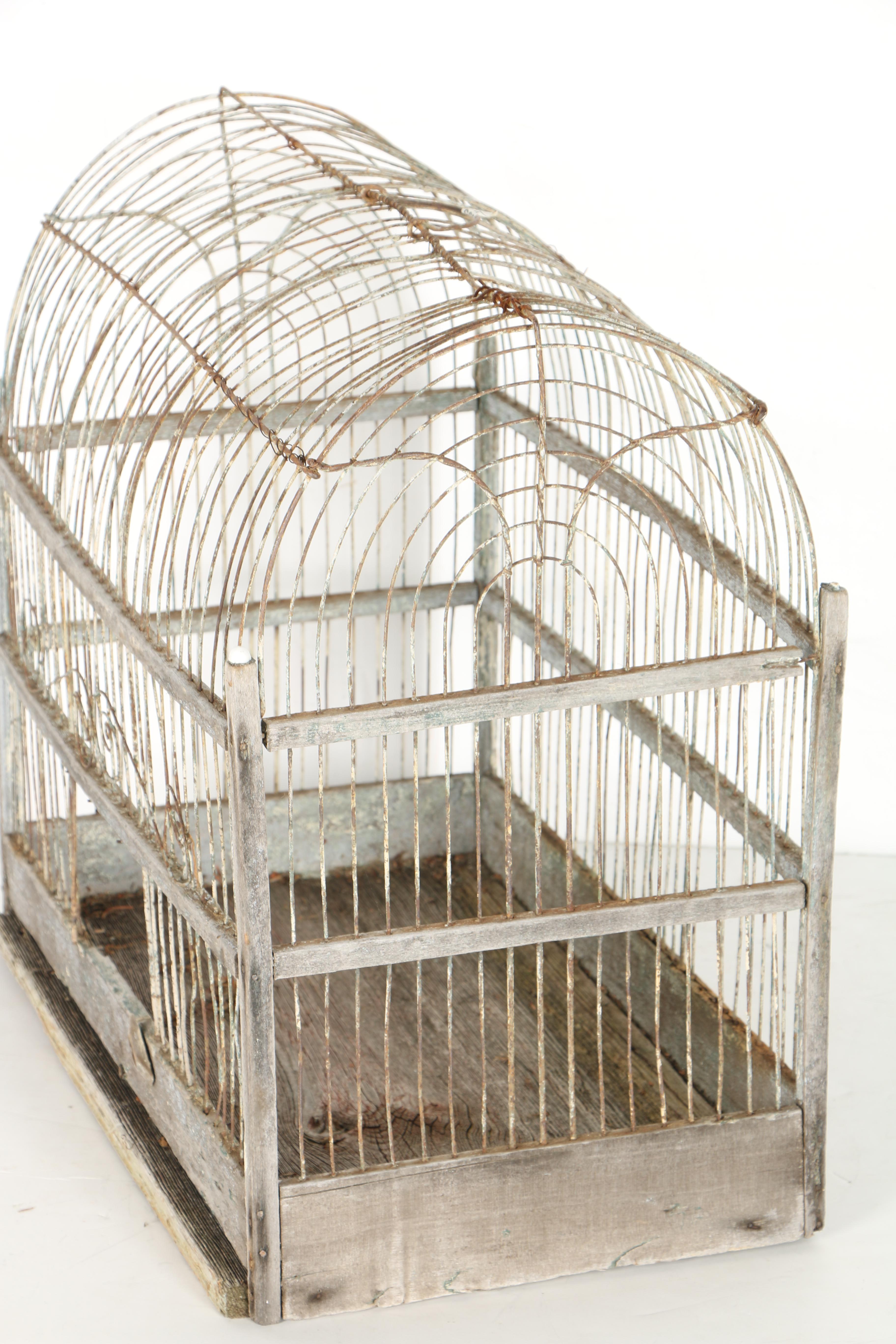 Vintage Metal Bird Cage
