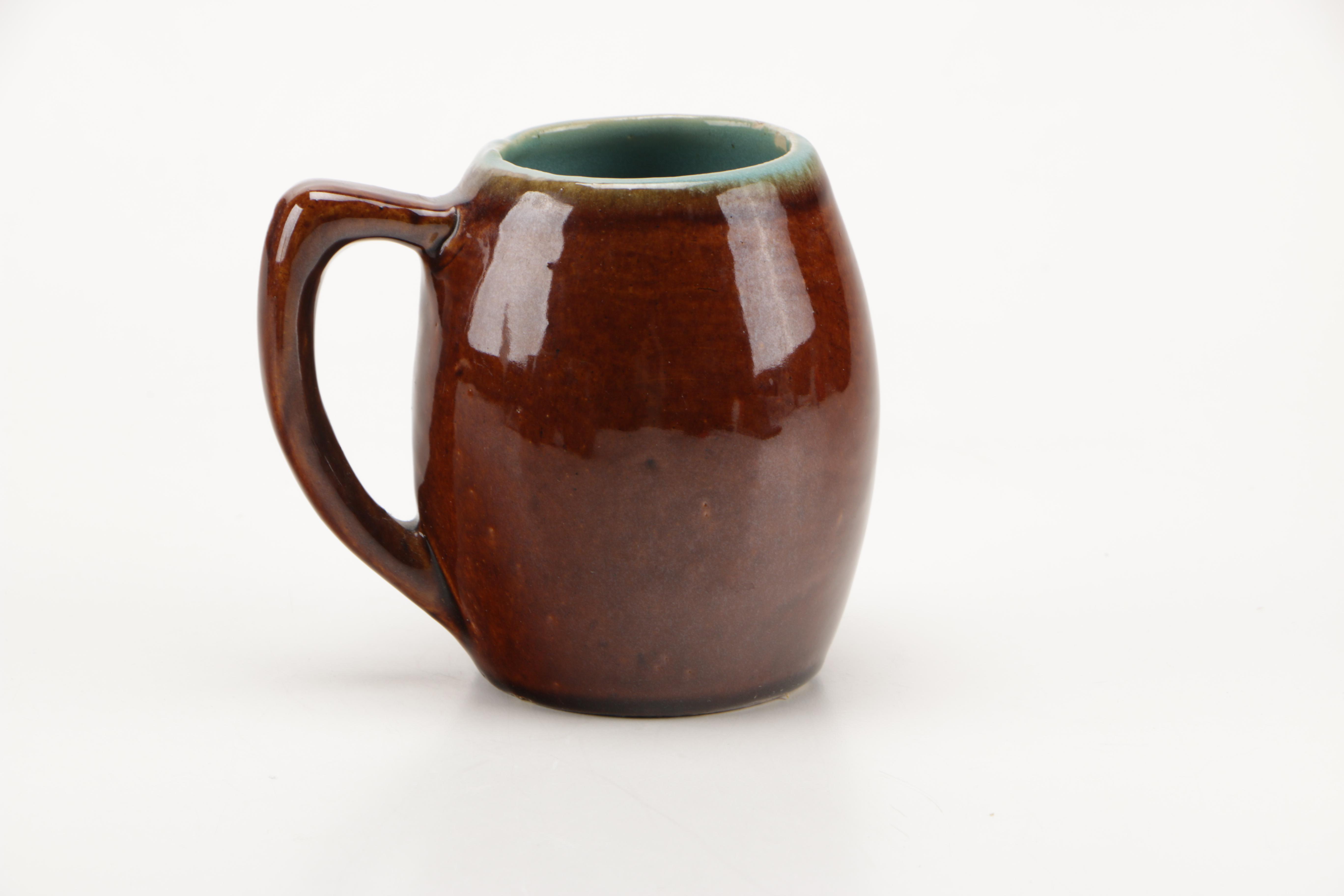 Vintage Glazed Ceramic Mugs