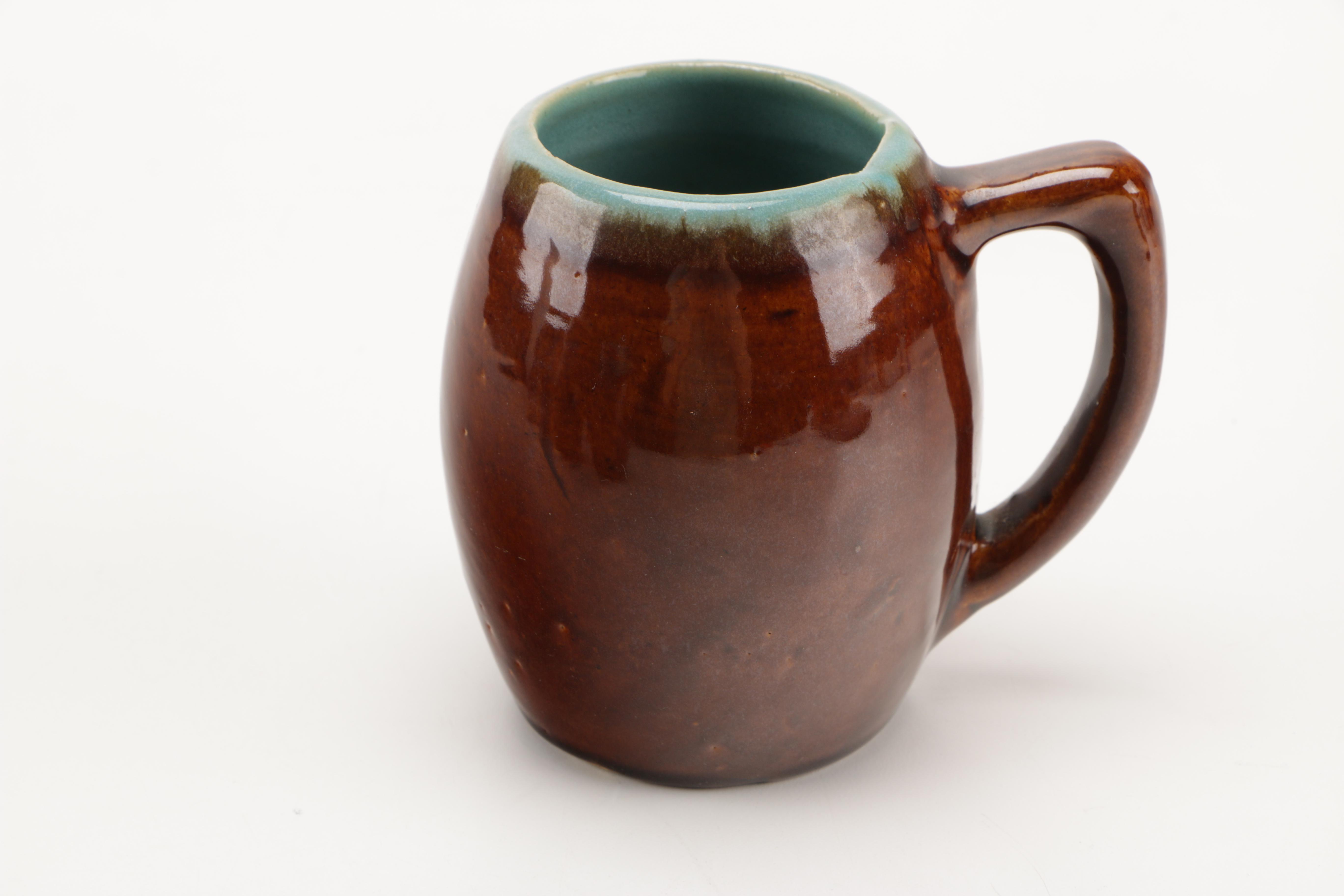 Vintage Glazed Ceramic Mugs