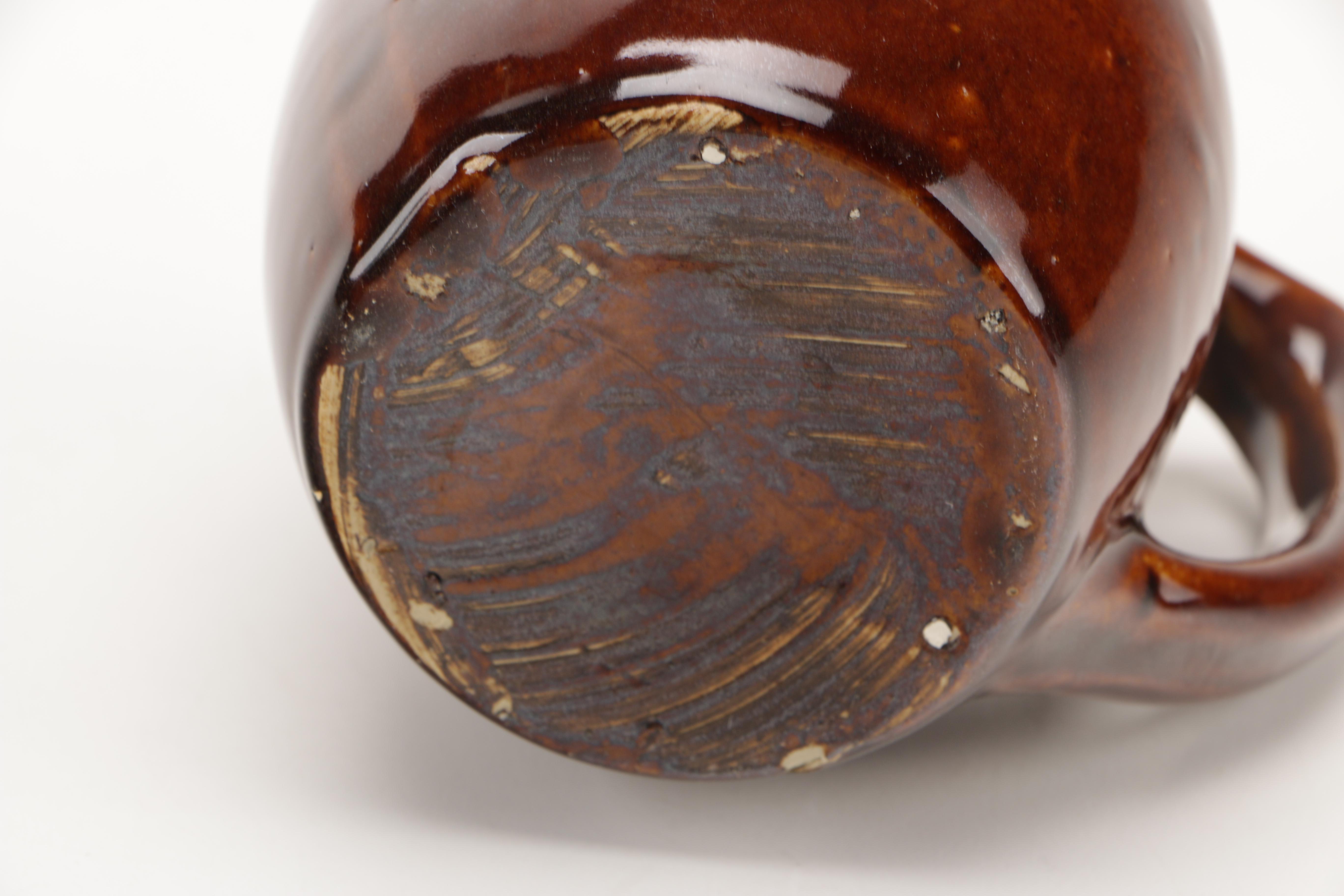 Vintage Glazed Ceramic Mugs