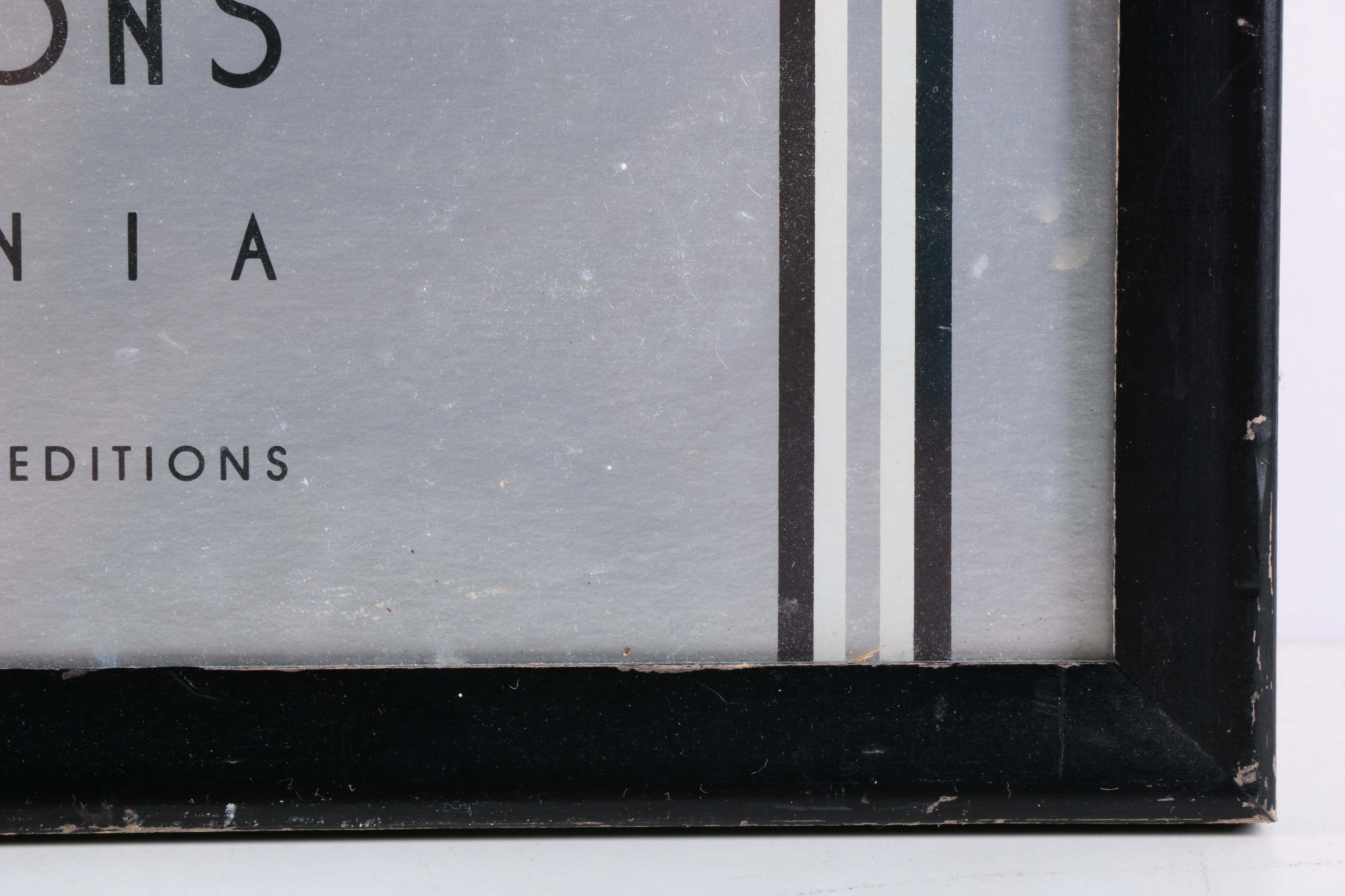 Erté Foiled Serigraph Poster "Symphony in Black"