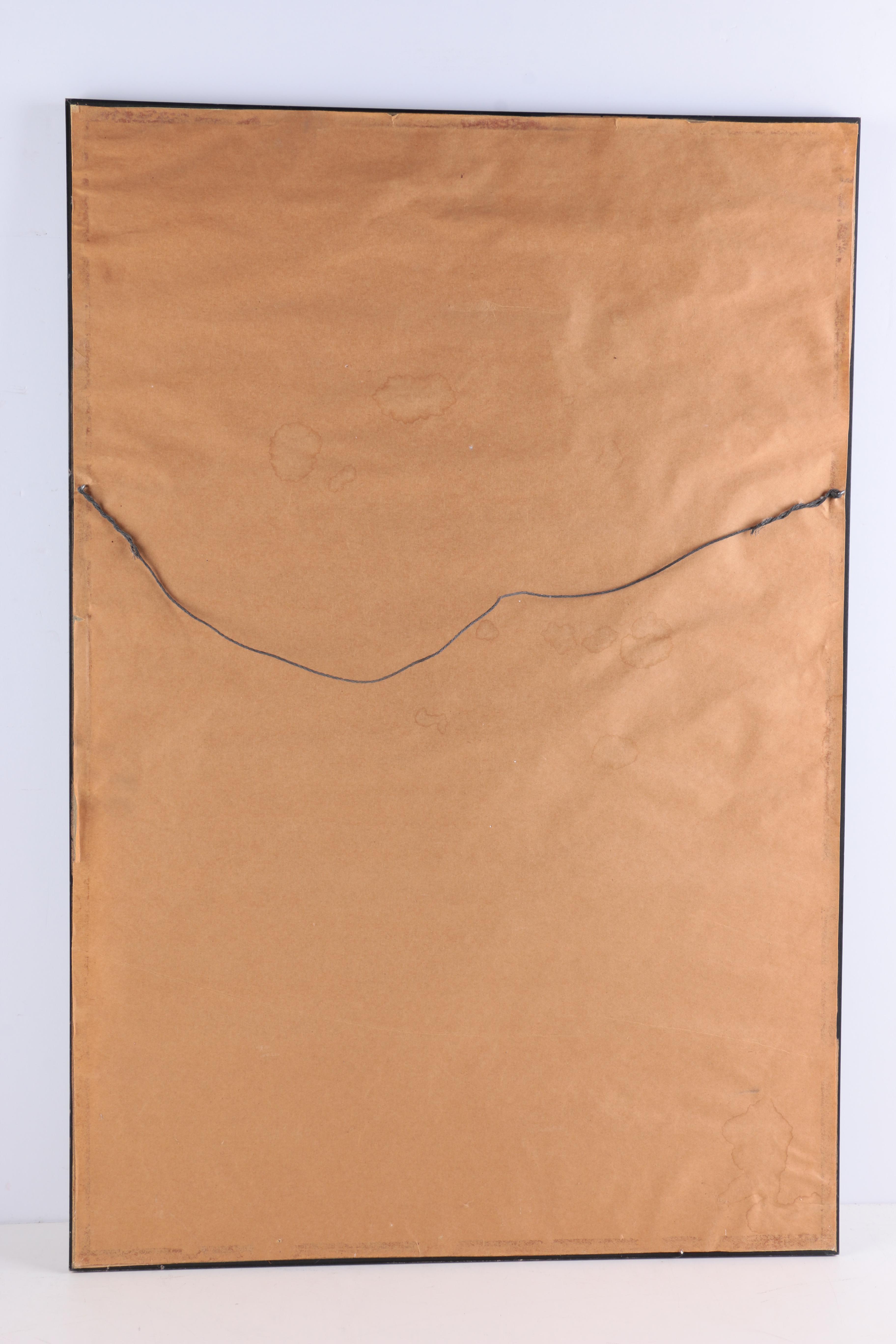 Erté Foiled Serigraph Poster "Symphony in Black"