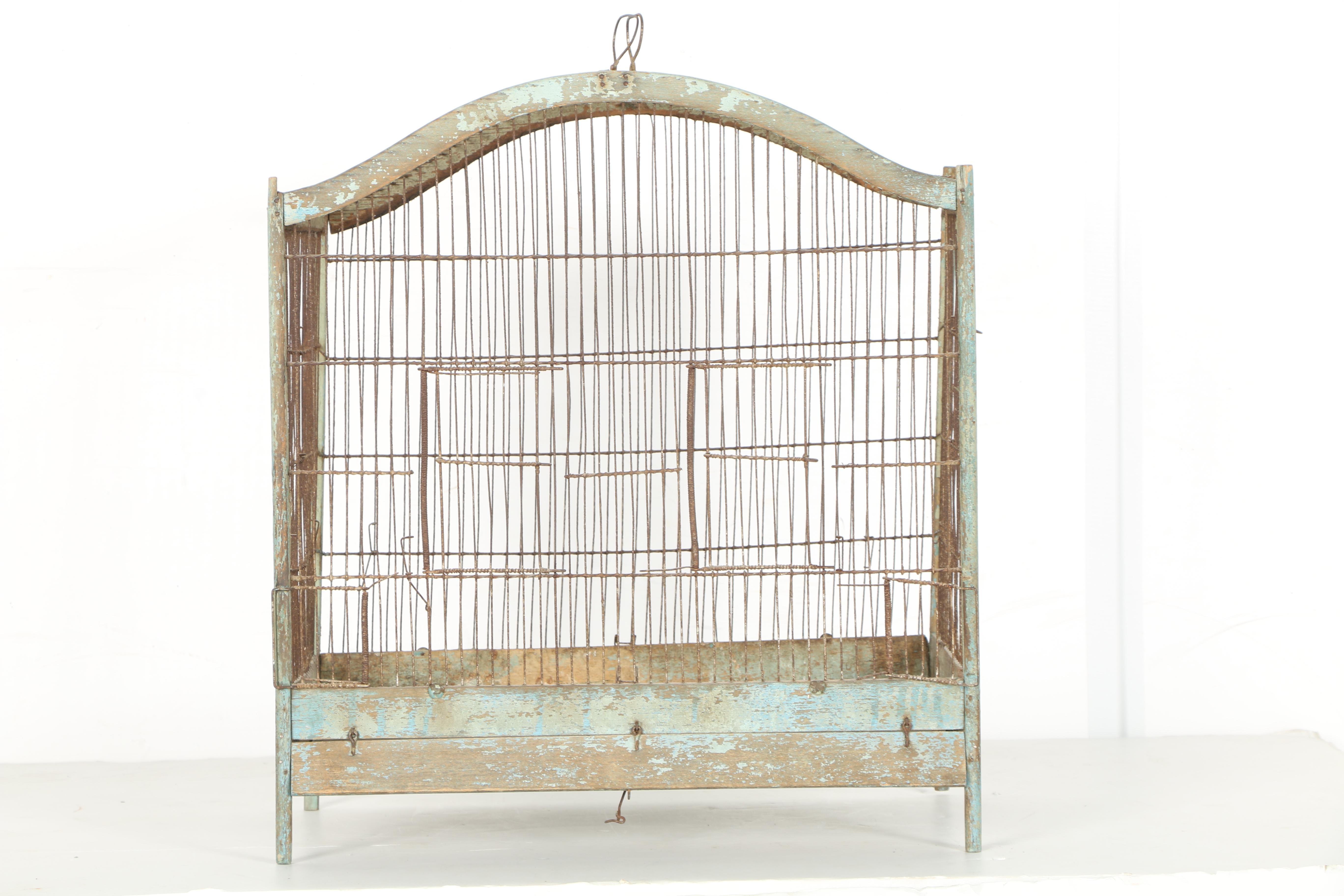 Wooden Bird Cage