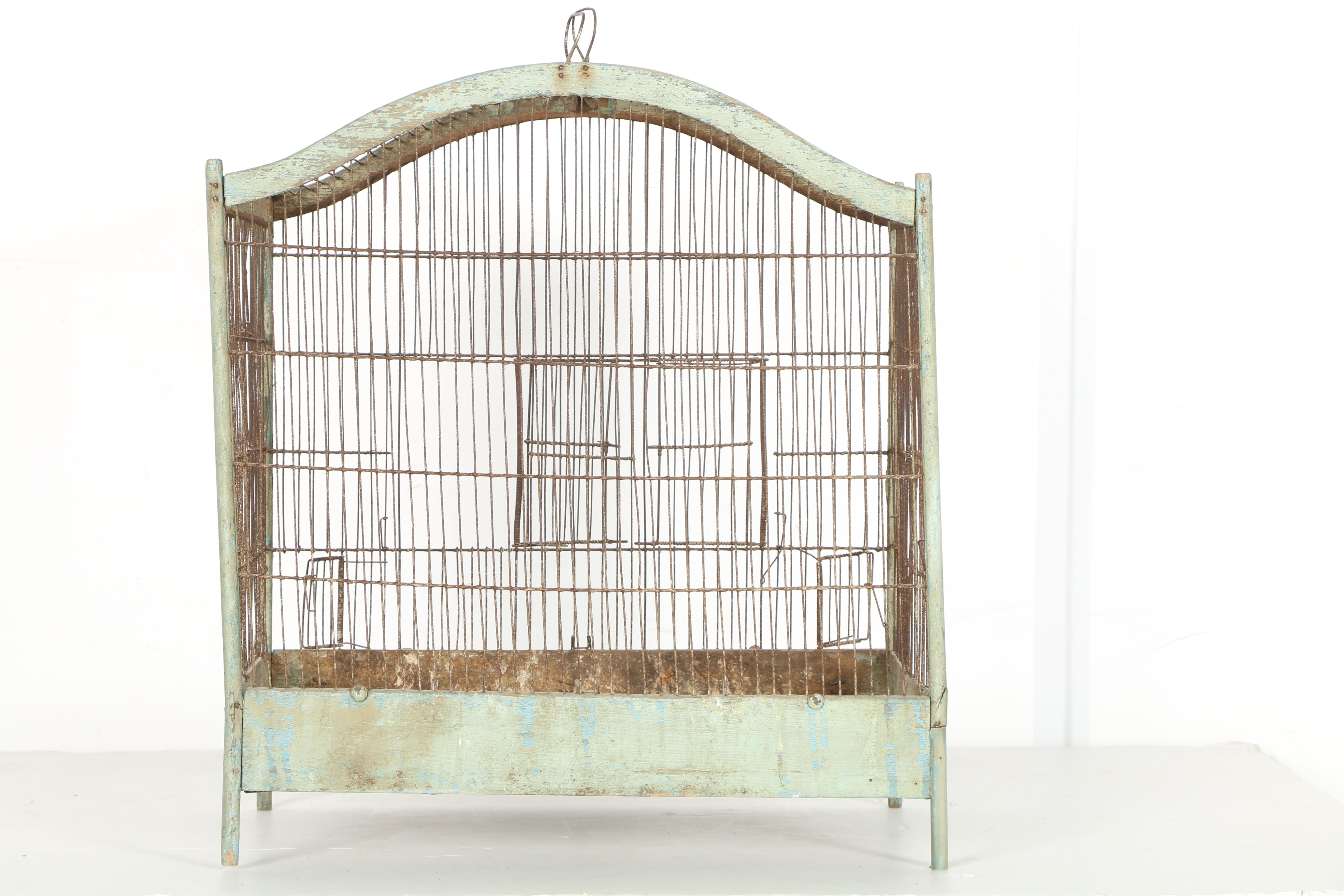 Wooden Bird Cage