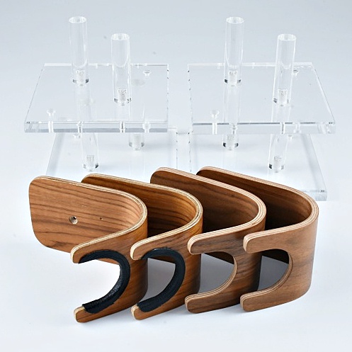 Acrylic and Plywood Guitar Wall Hooks