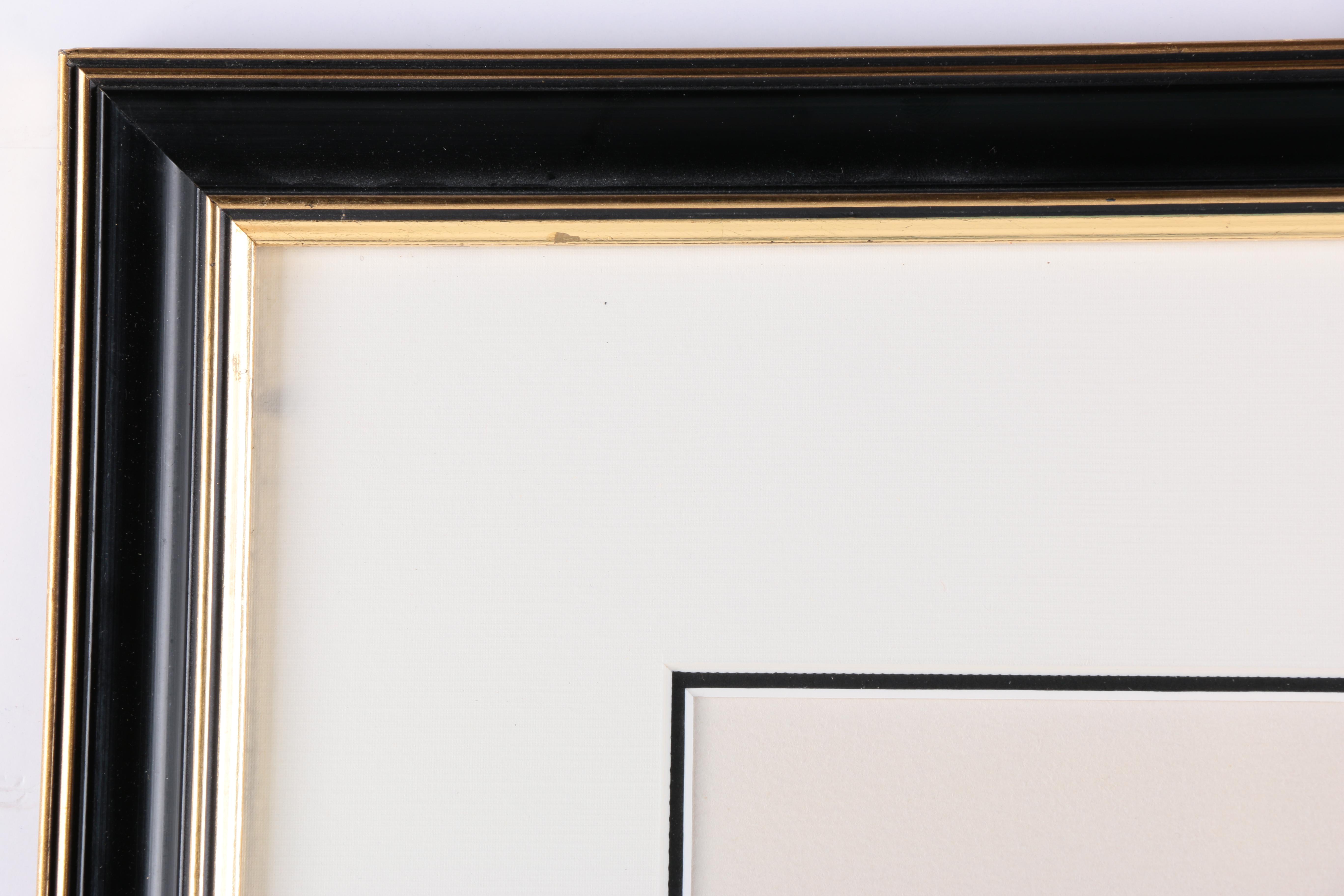 Erté Artist Proof Serigraph and Lithograph "Alphabet Letter L"