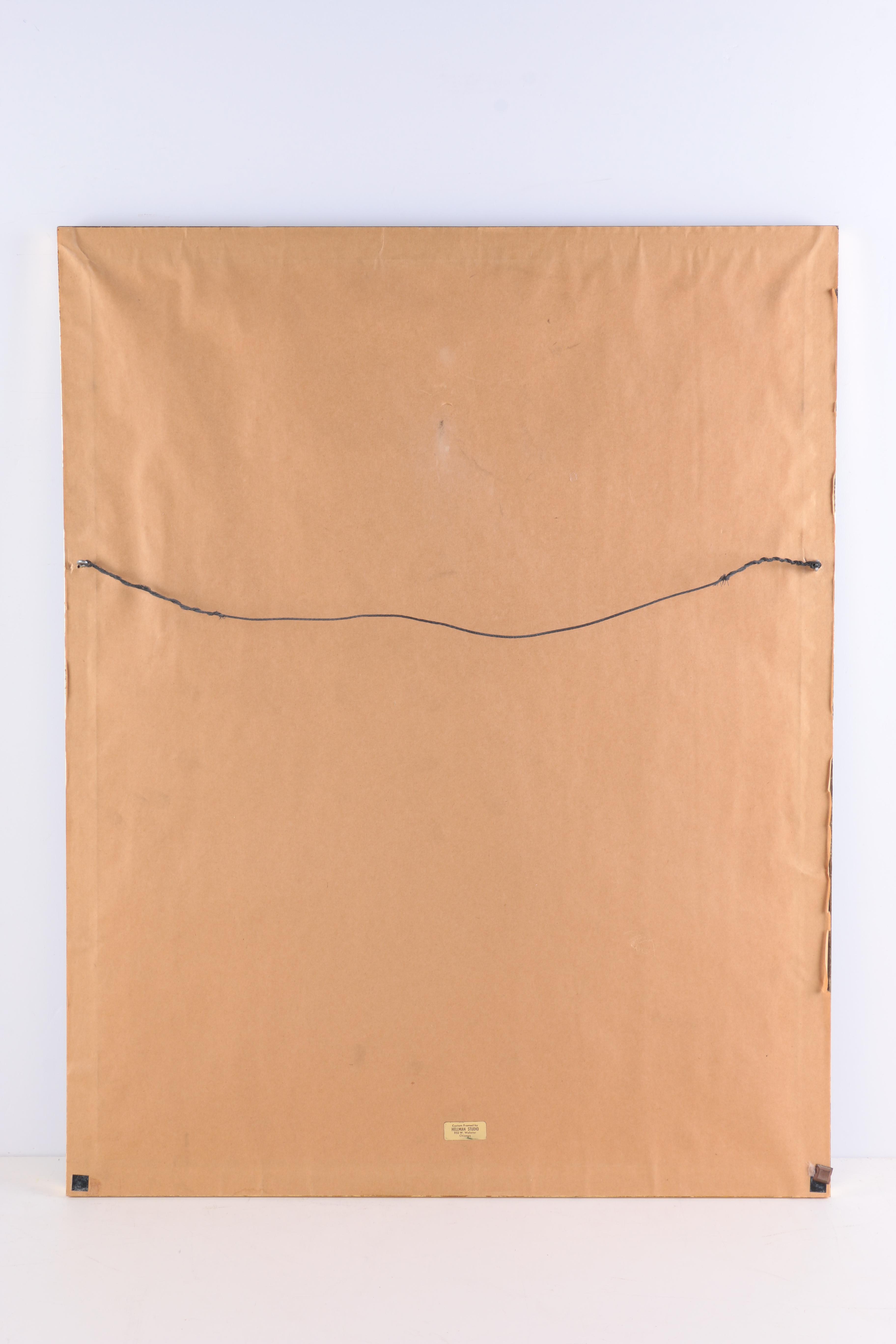 Erté Artist Proof Print on Paper "Alphabet Letter B"