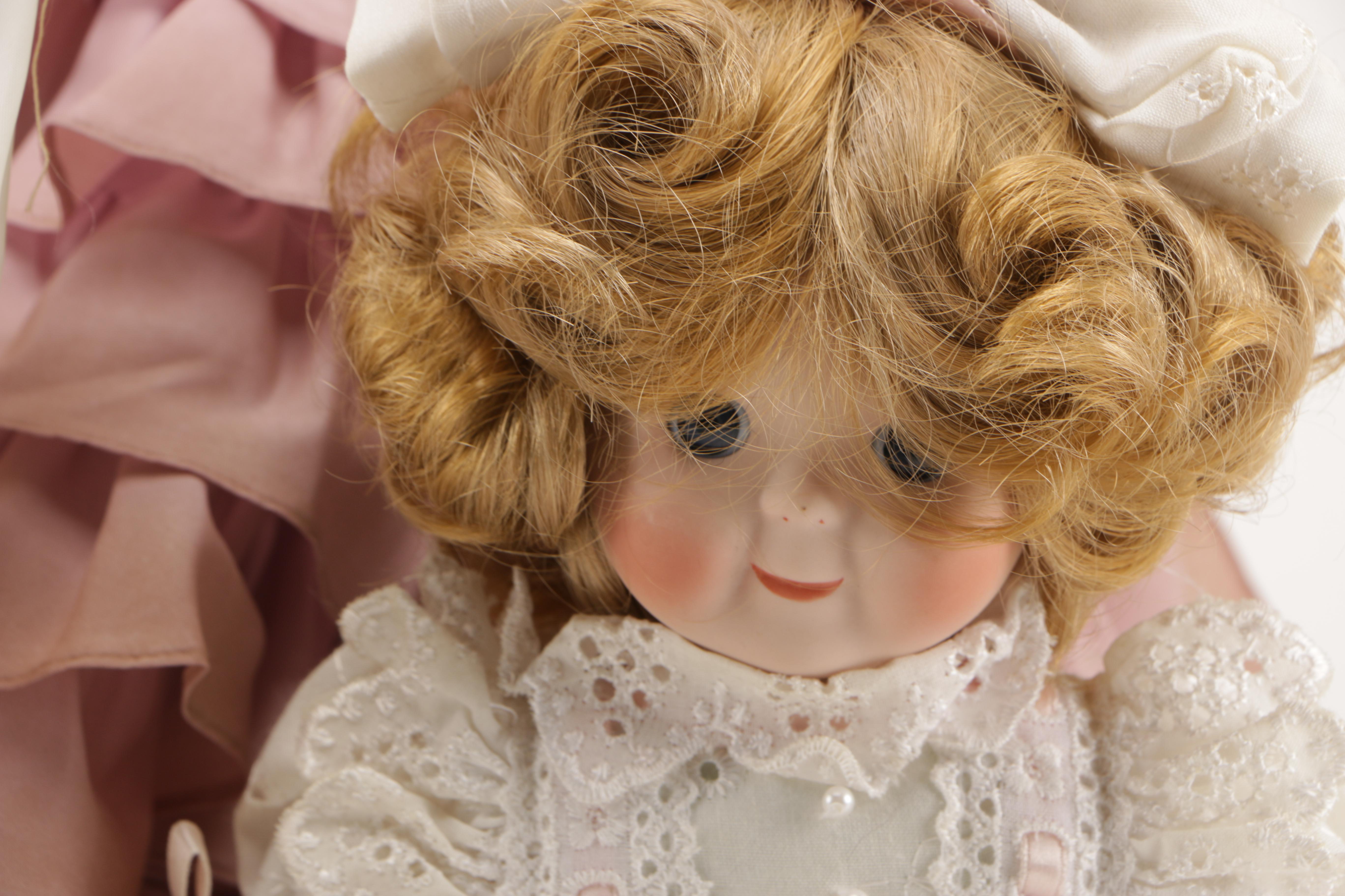 Vintage Dolls Including a Big Eye Style Bradley Doll