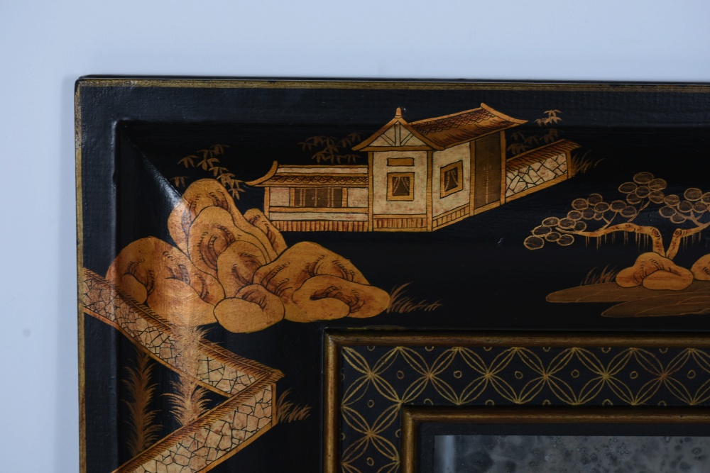 Contemporary Chinoiserie Wall Mirror