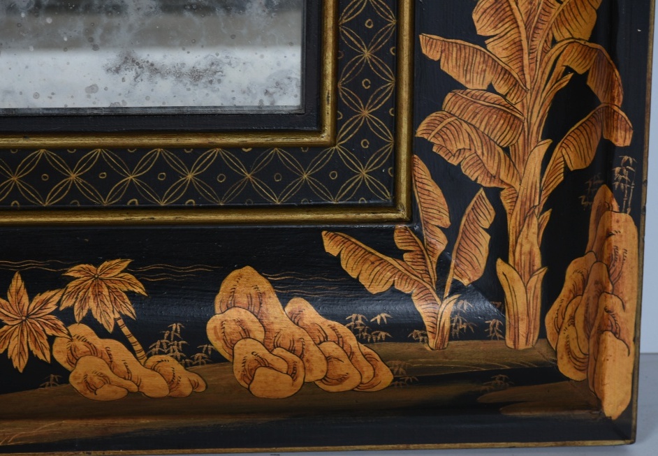 Contemporary Chinoiserie Wall Mirror