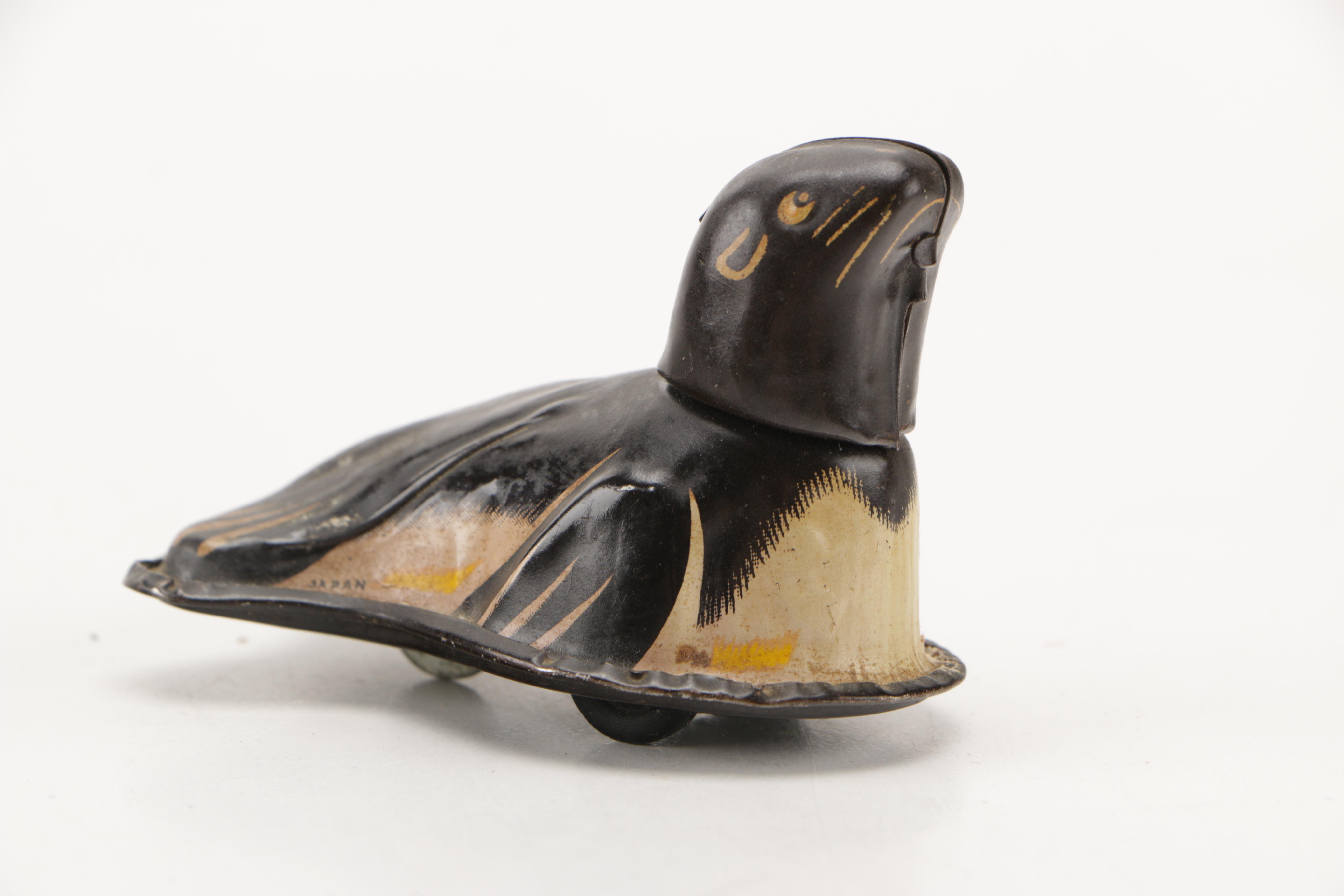 Vintage Japanese-Made Metal Friction Toys Including Linemar