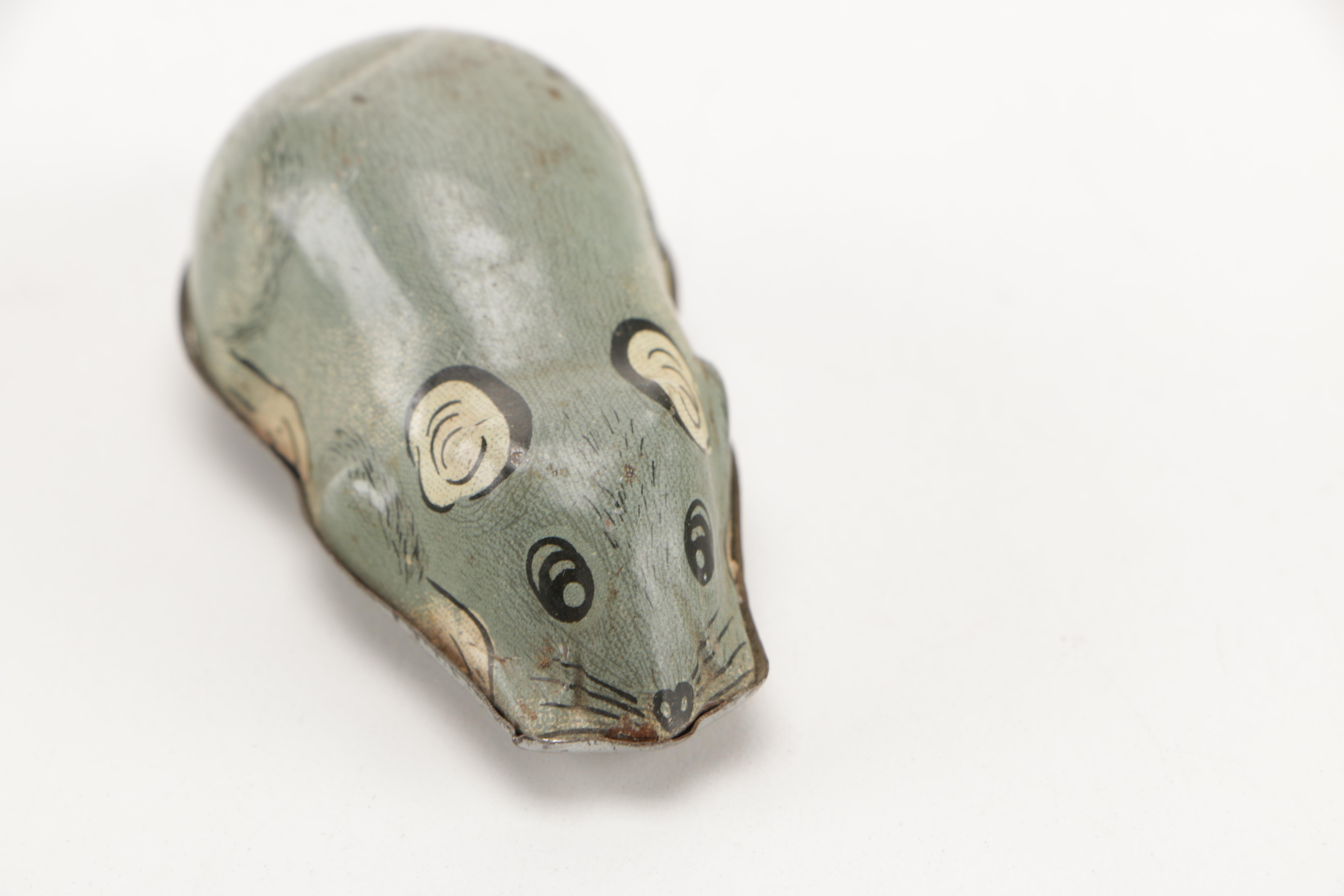 Vintage Japanese-Made Metal Friction Toys Including Linemar