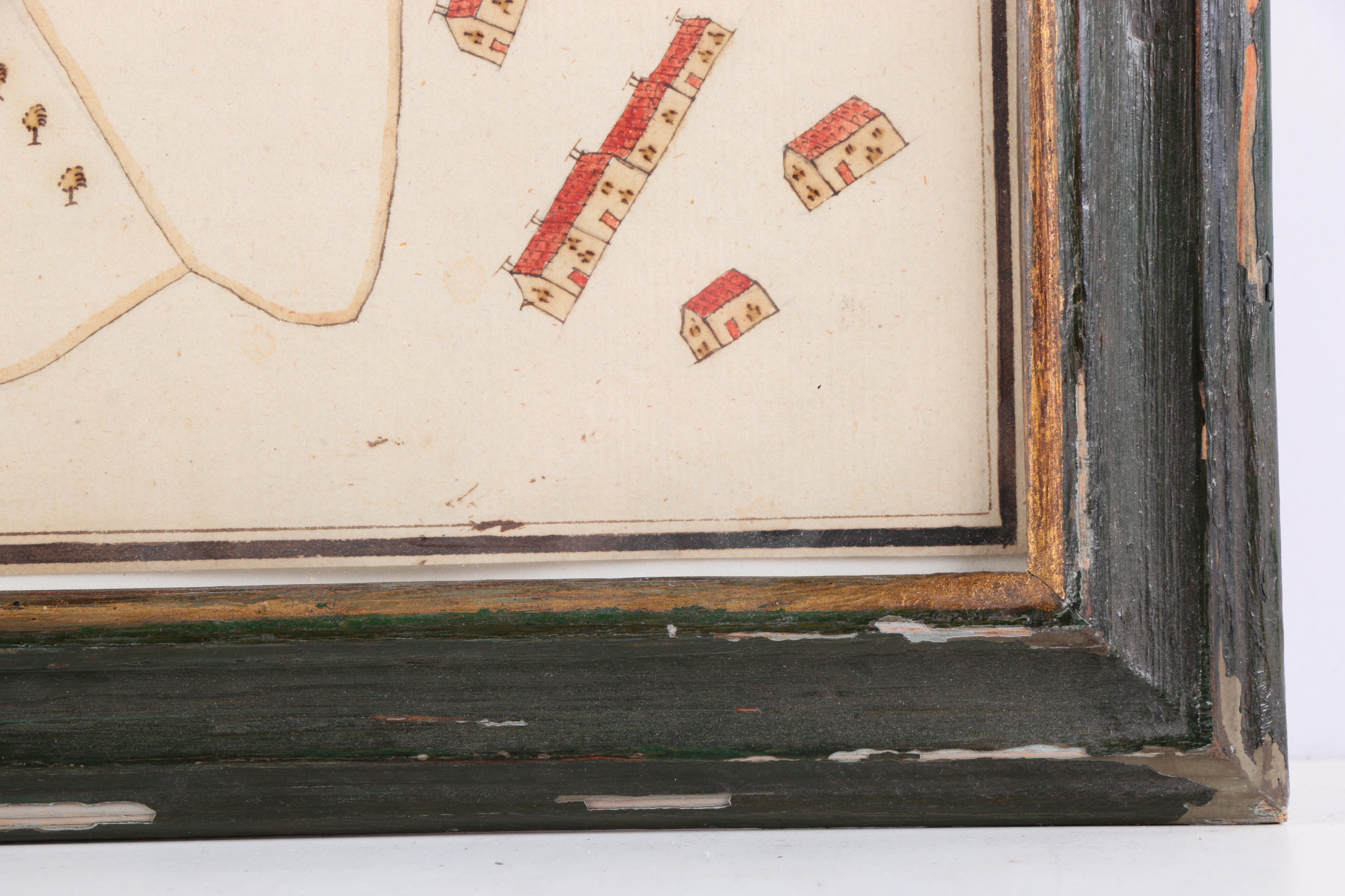 Vintage Hand Drawn Maps of Farms and Estates