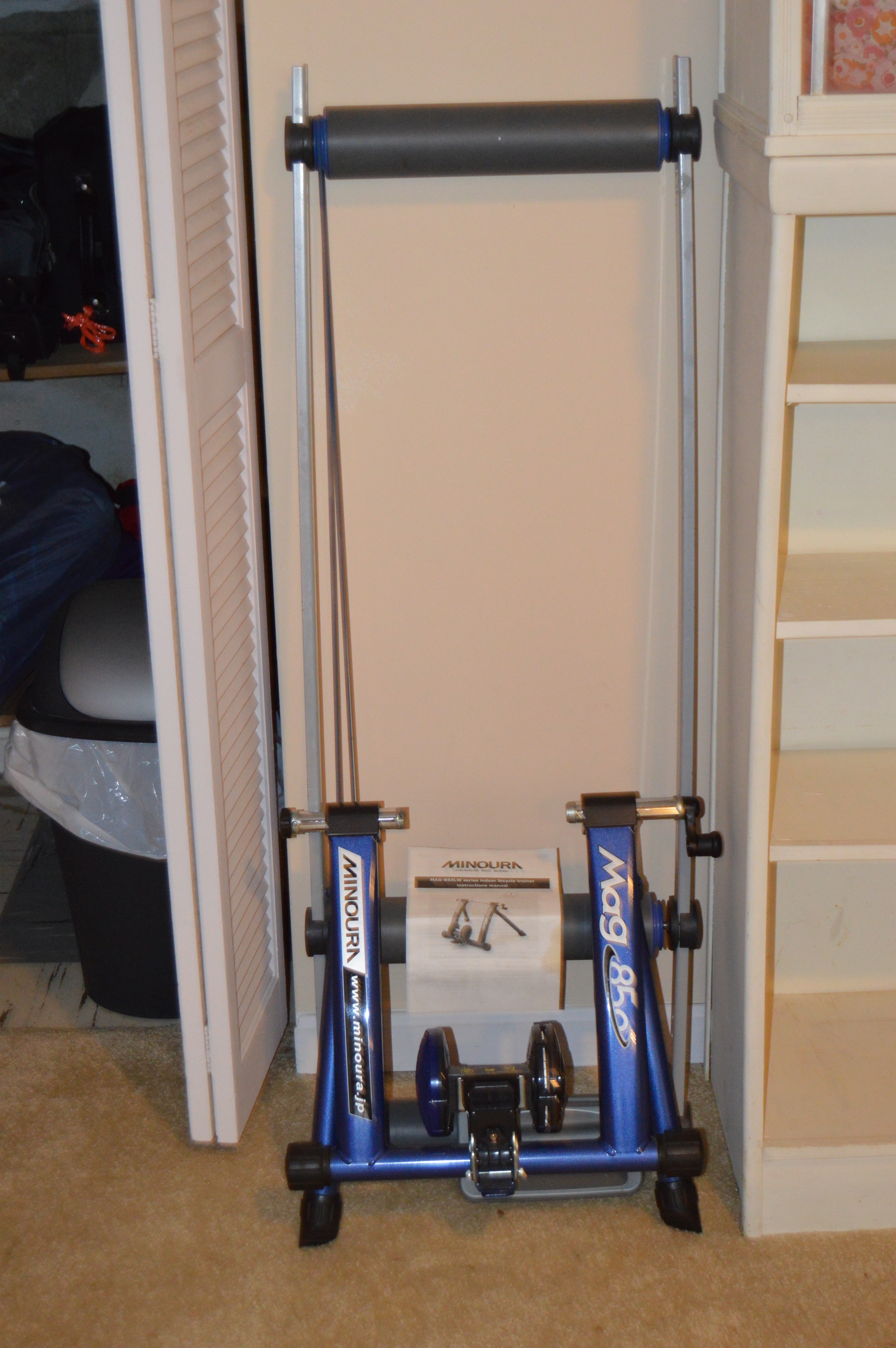 Indoor Bicycle Trainers by Minoura and Bicycle Roller Trainer