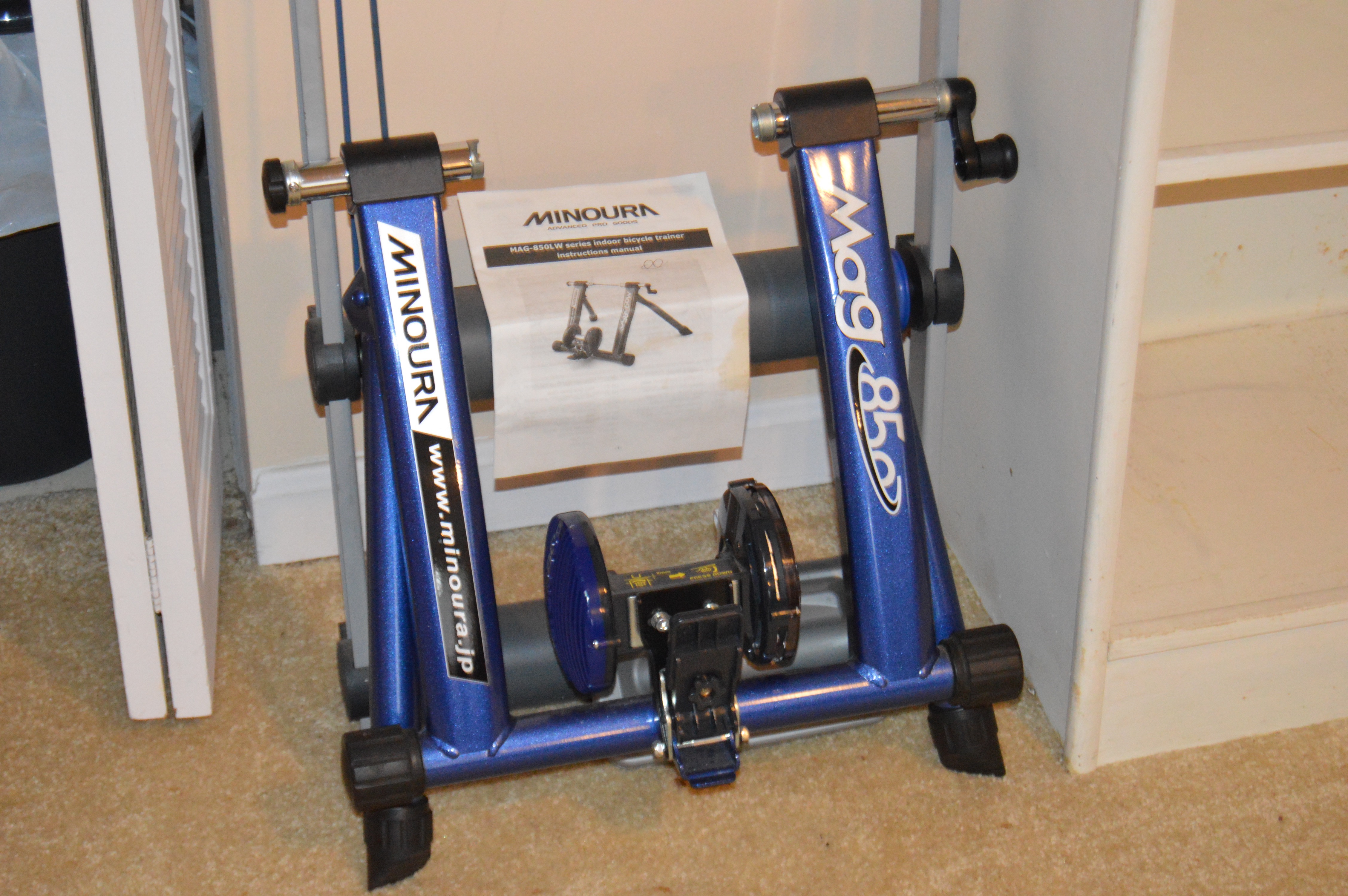 Indoor Bicycle Trainers by Minoura and Bicycle Roller Trainer