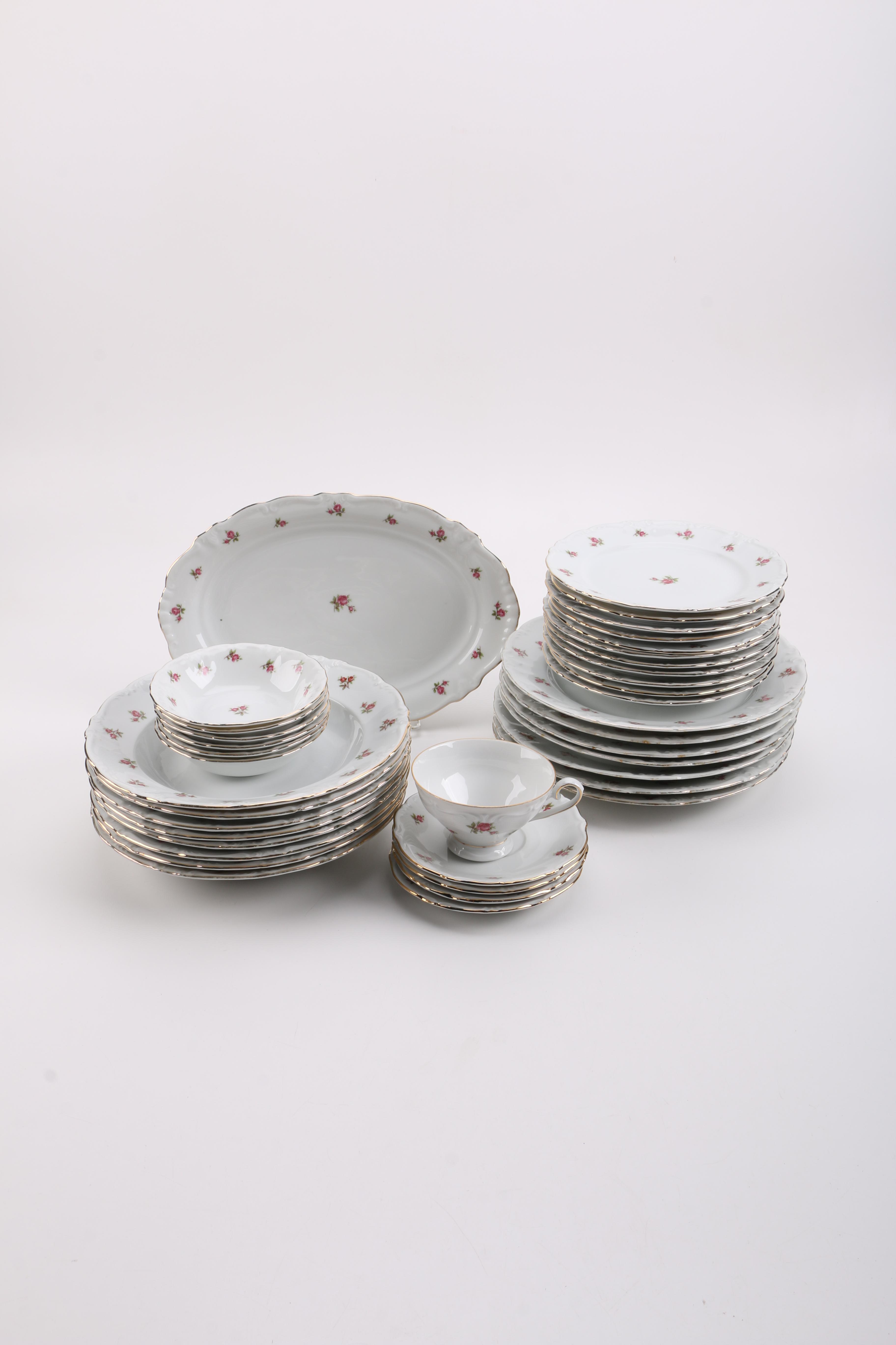 Winterling "Rosedot" Bavaria China Set