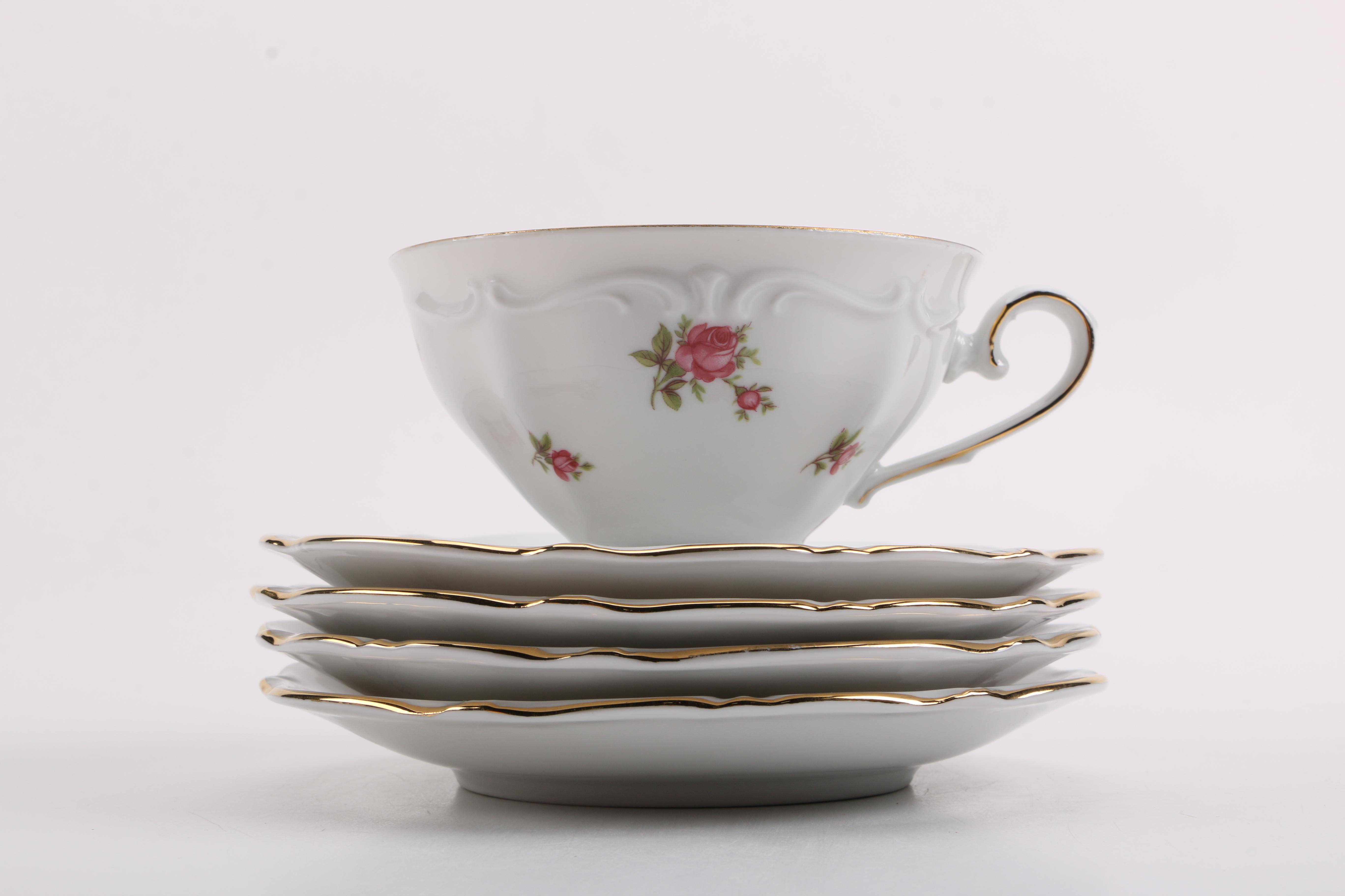 Winterling "Rosedot" Bavaria China Set