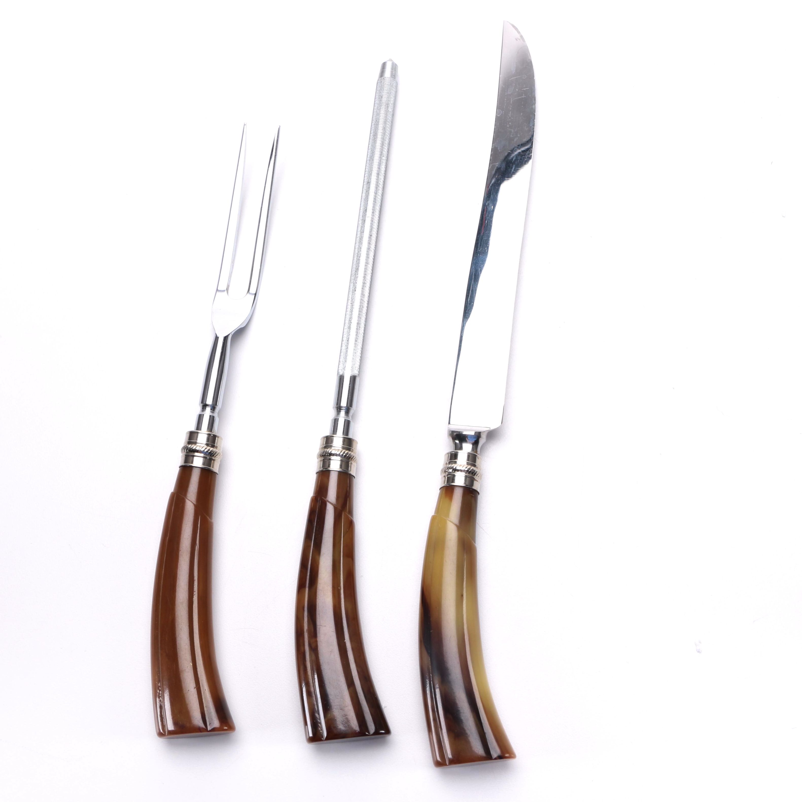 Crown Crest Carving Set