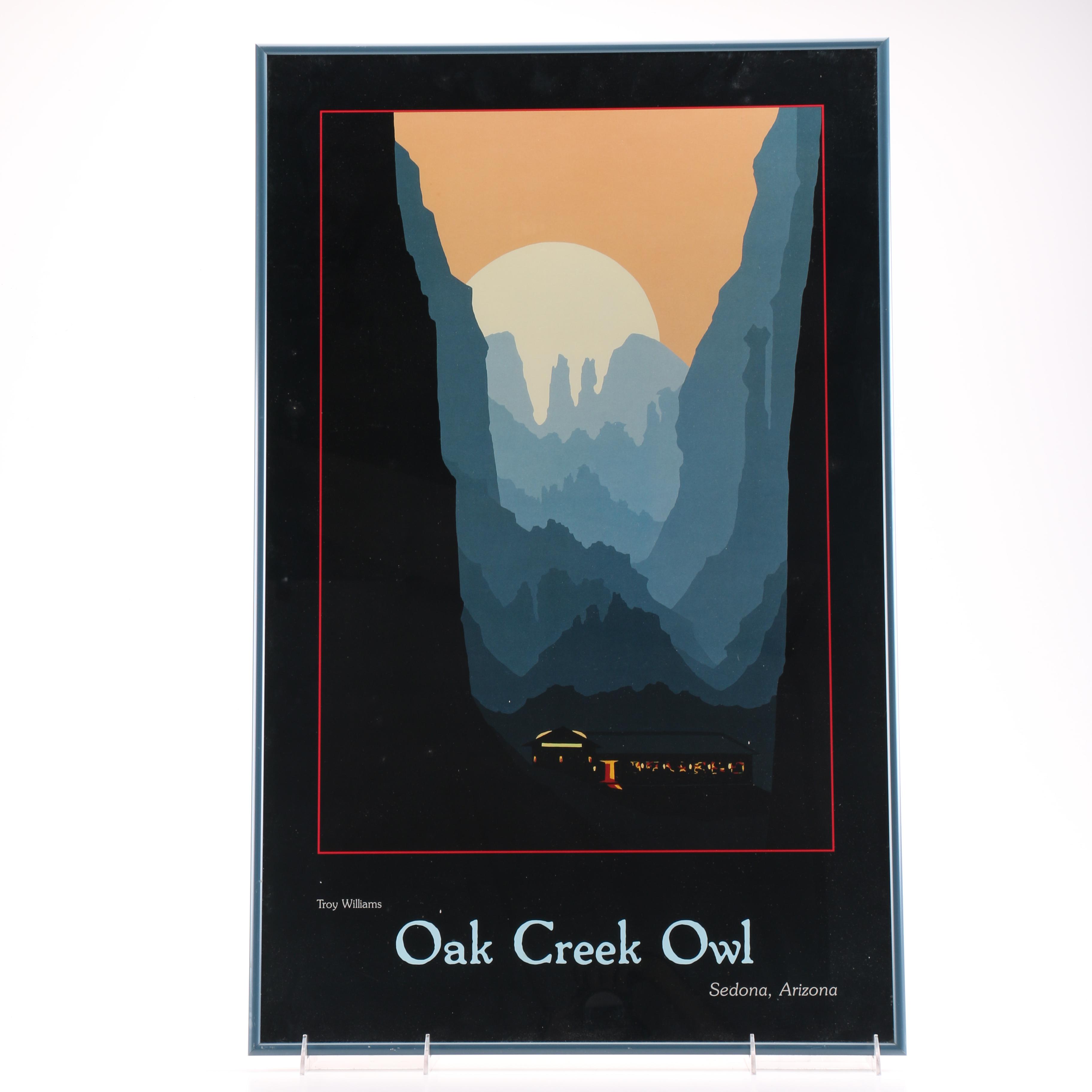 Poster For Oak Creek Owl Restaurant