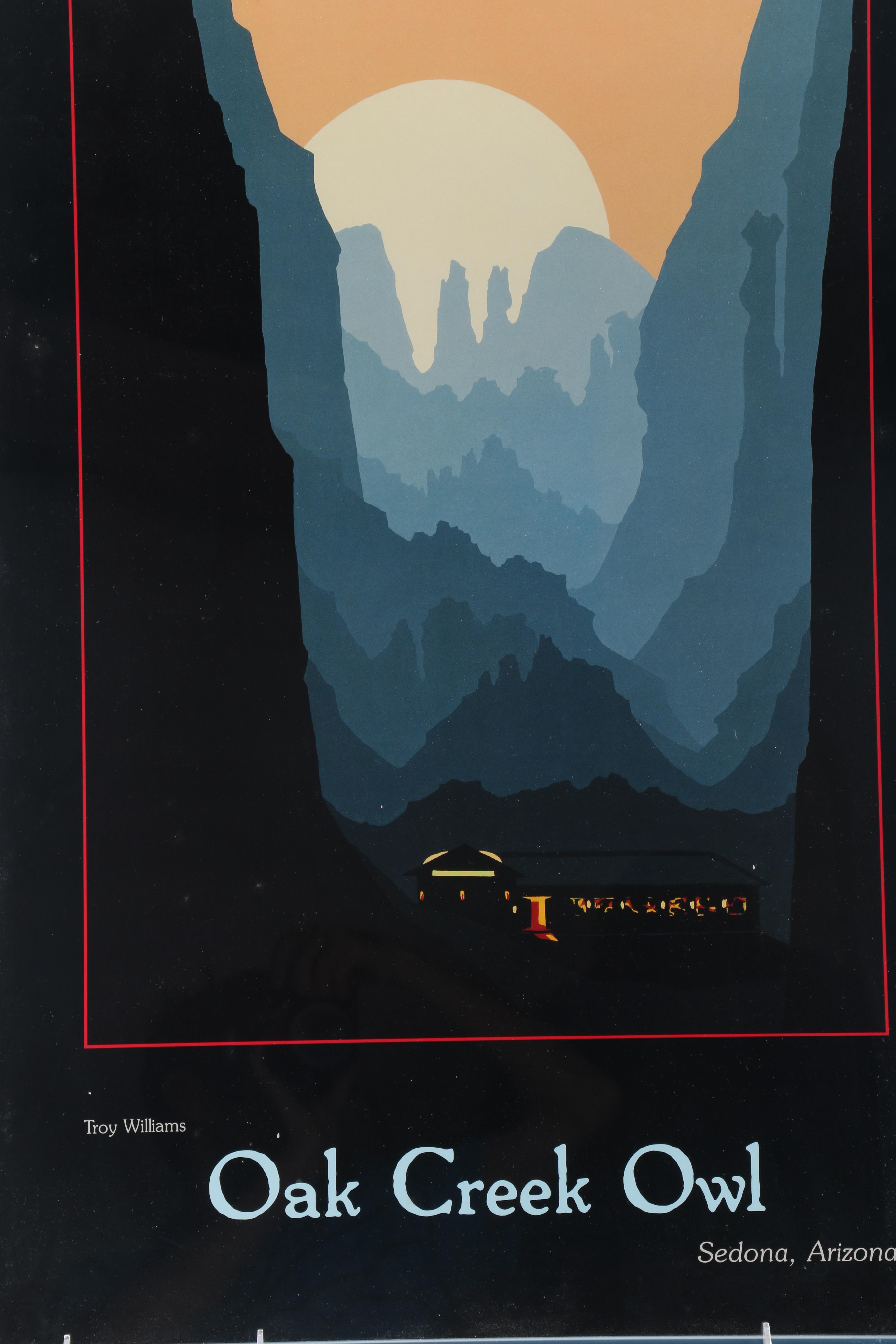 Poster For Oak Creek Owl Restaurant