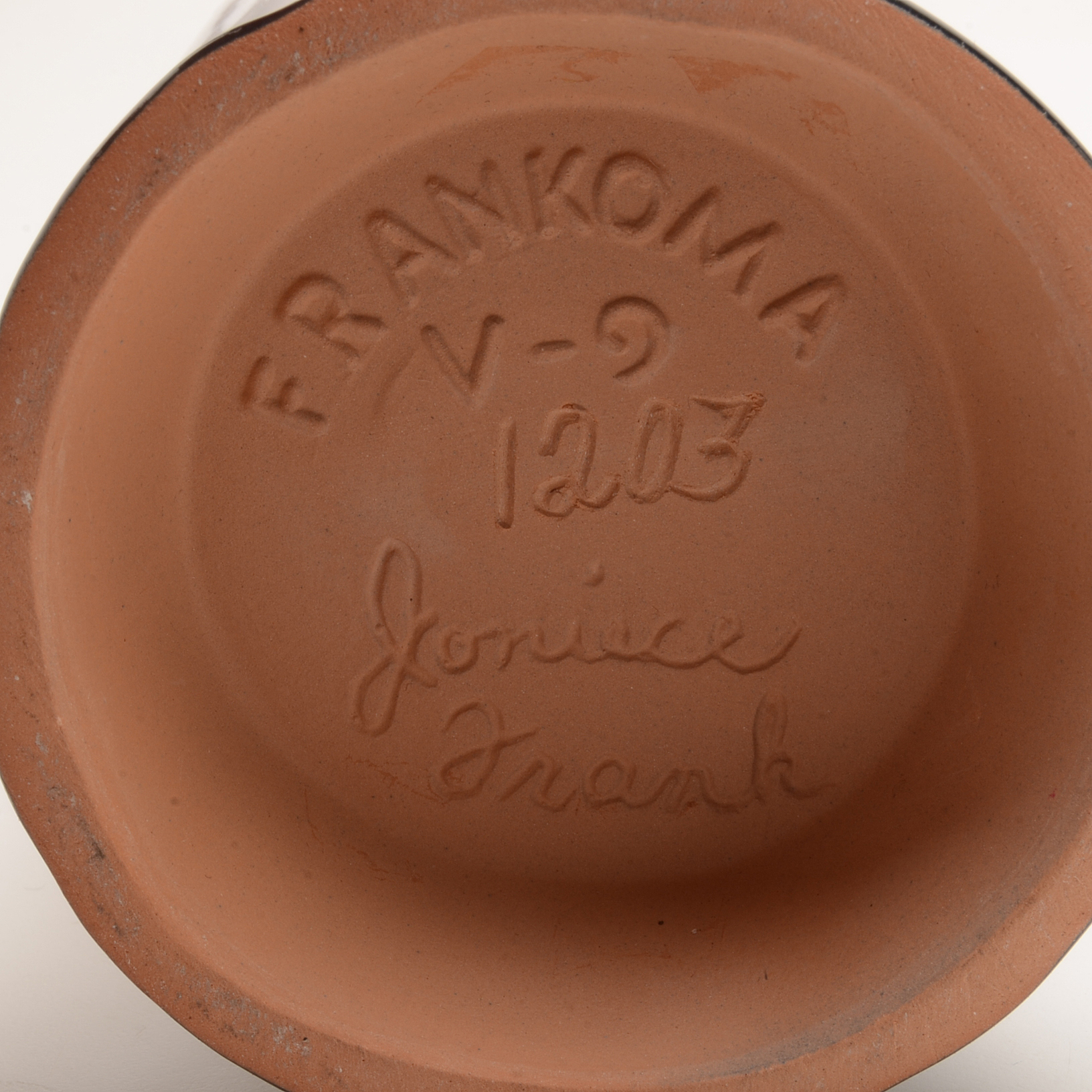 1977 V-9 Signed Frankoma Pottery Vase