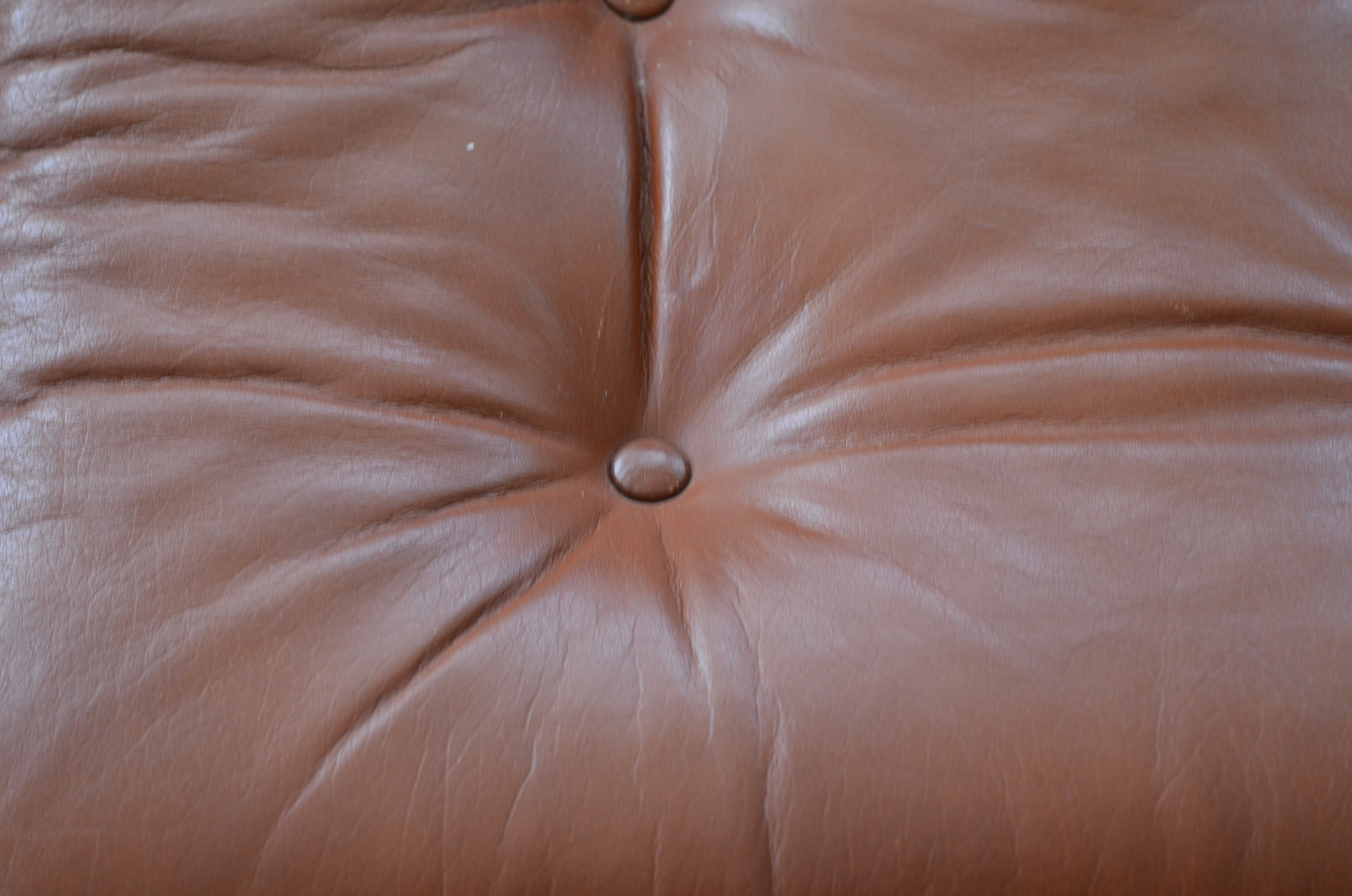 Danish Modern Leather Stressless Amigo Reclining Chair & Ottoman Grouping by Ekornes