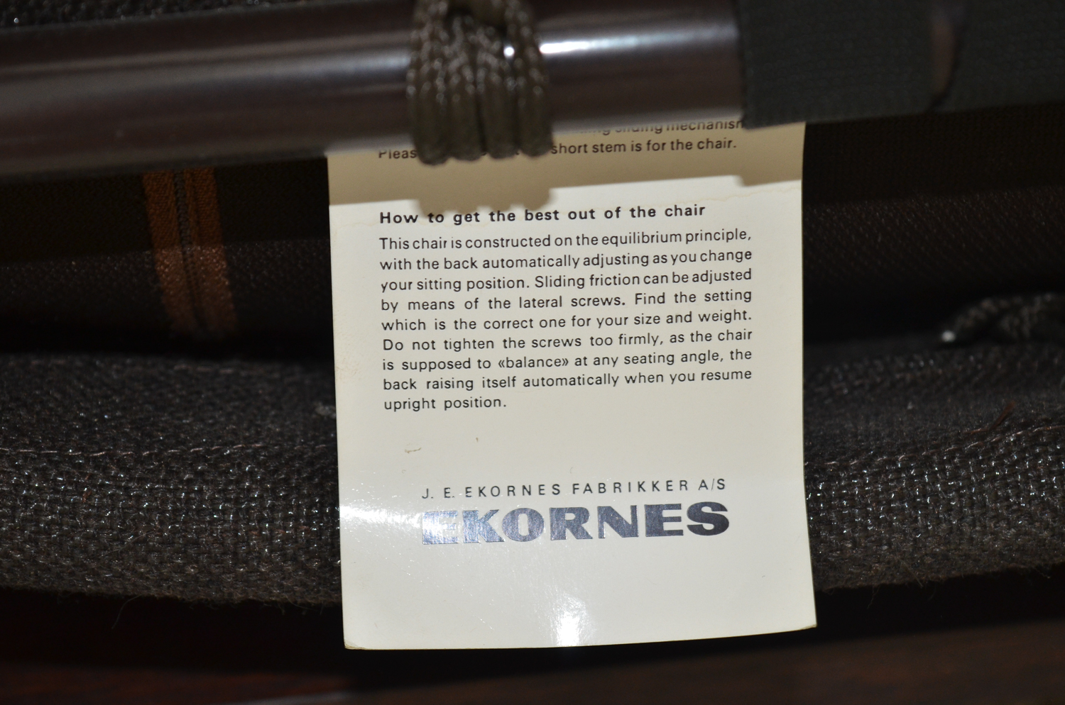 Danish Modern Leather Stressless Amigo Reclining Chair & Ottoman Grouping by Ekornes