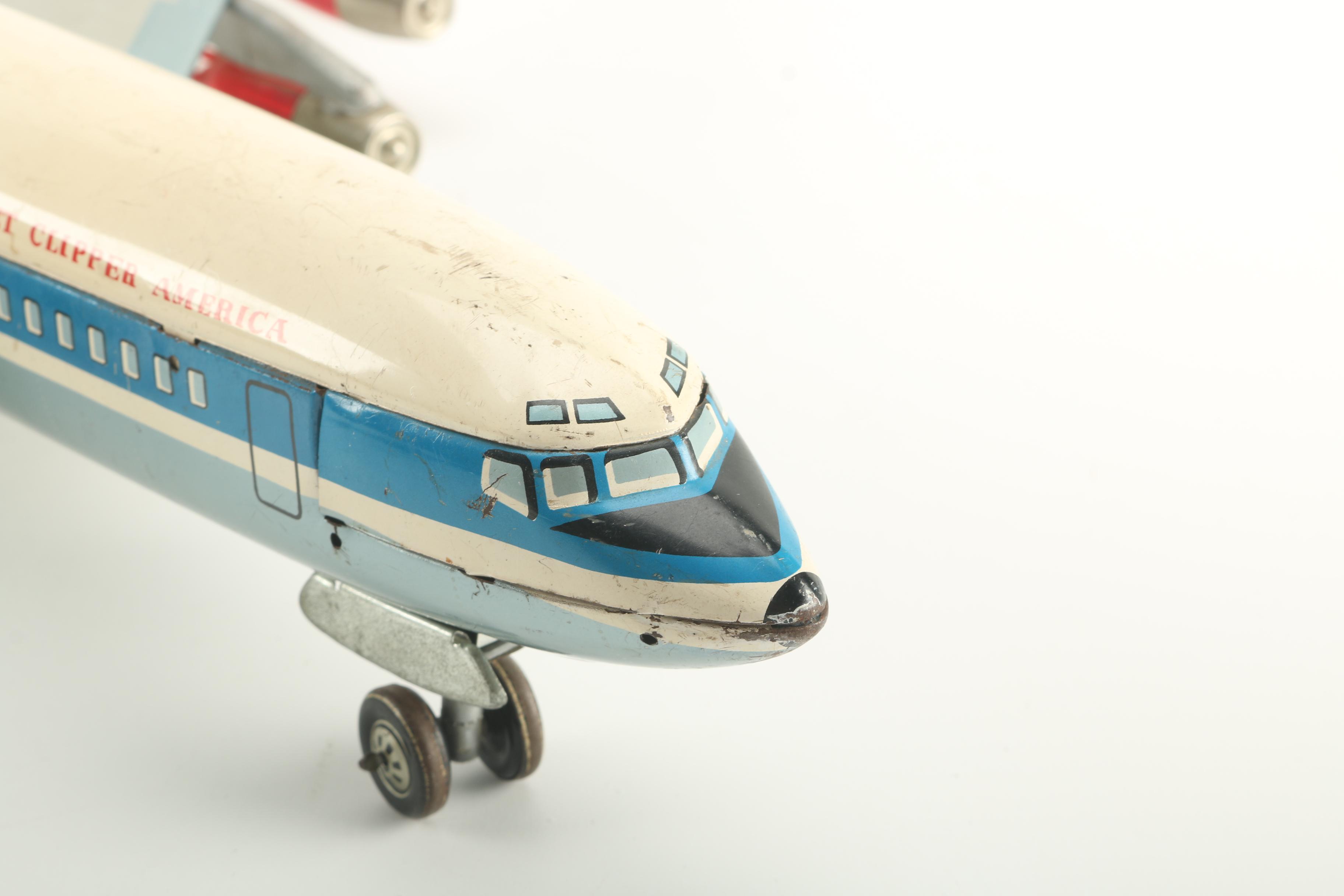 Vintage Pan American N707PA Boeing Passenger Plane Replica