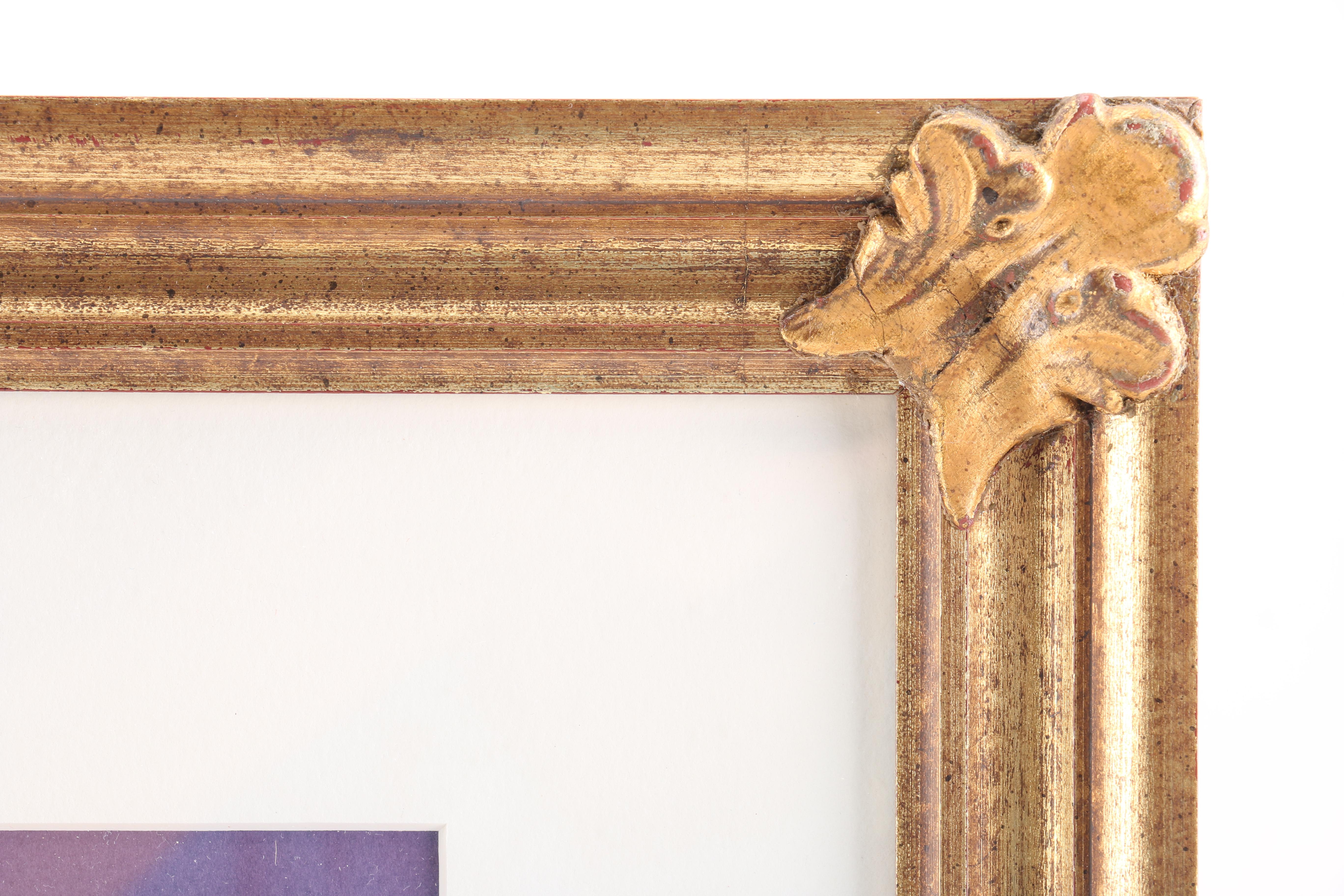 Luth Watercolor Landscape of Twilight Setting With Lighthouse and Deer